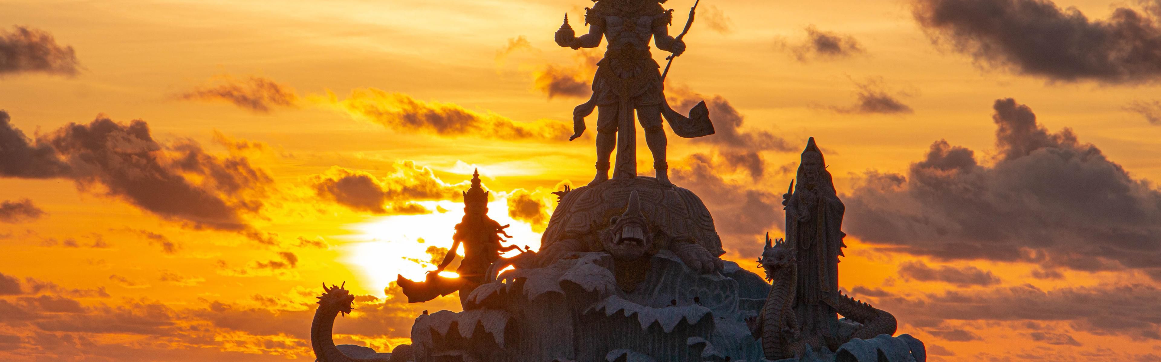 Baruna Statue Sunset