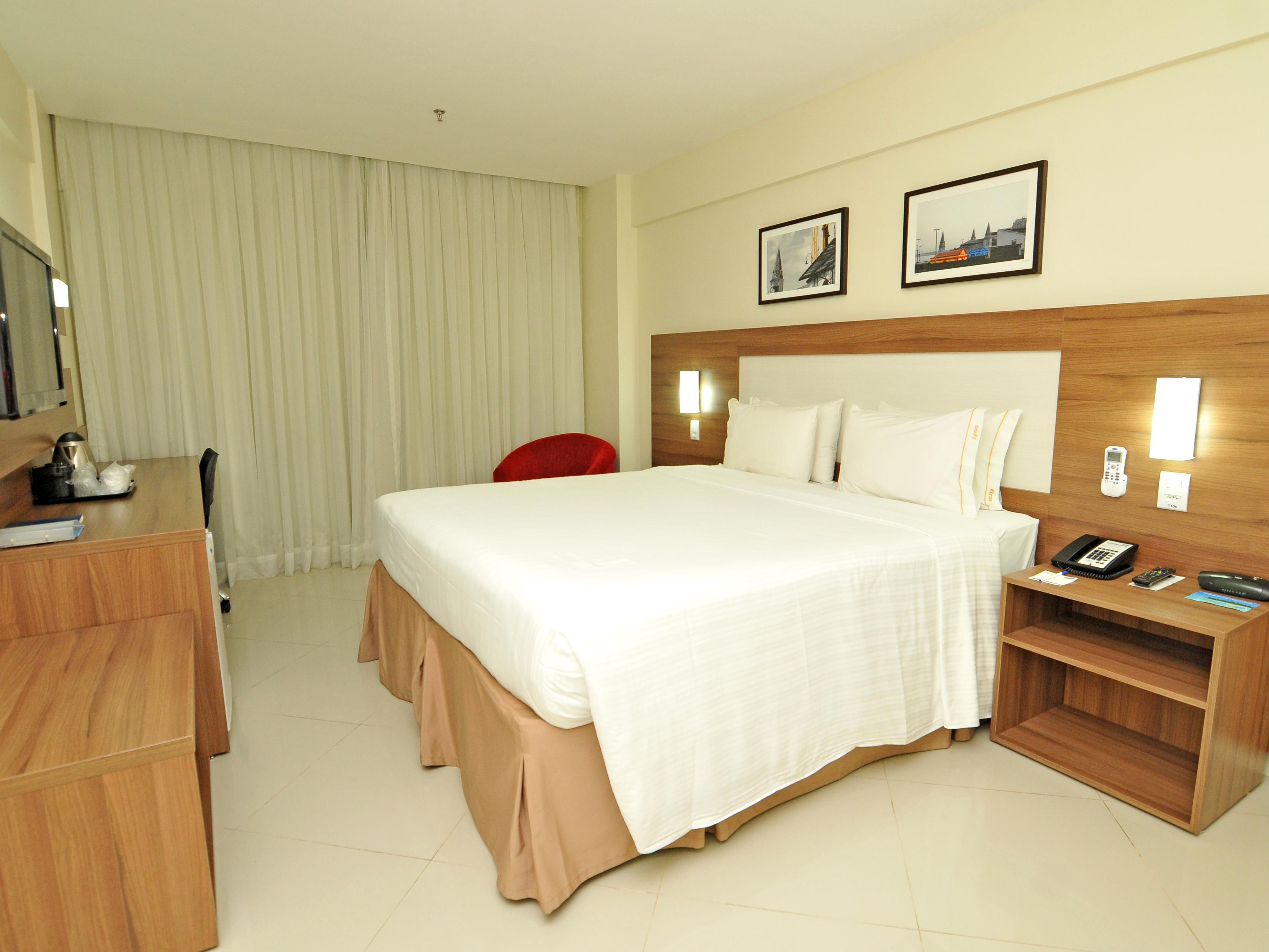 Our rooms offer space and comfort, as well as everything you need for a pleasant night.