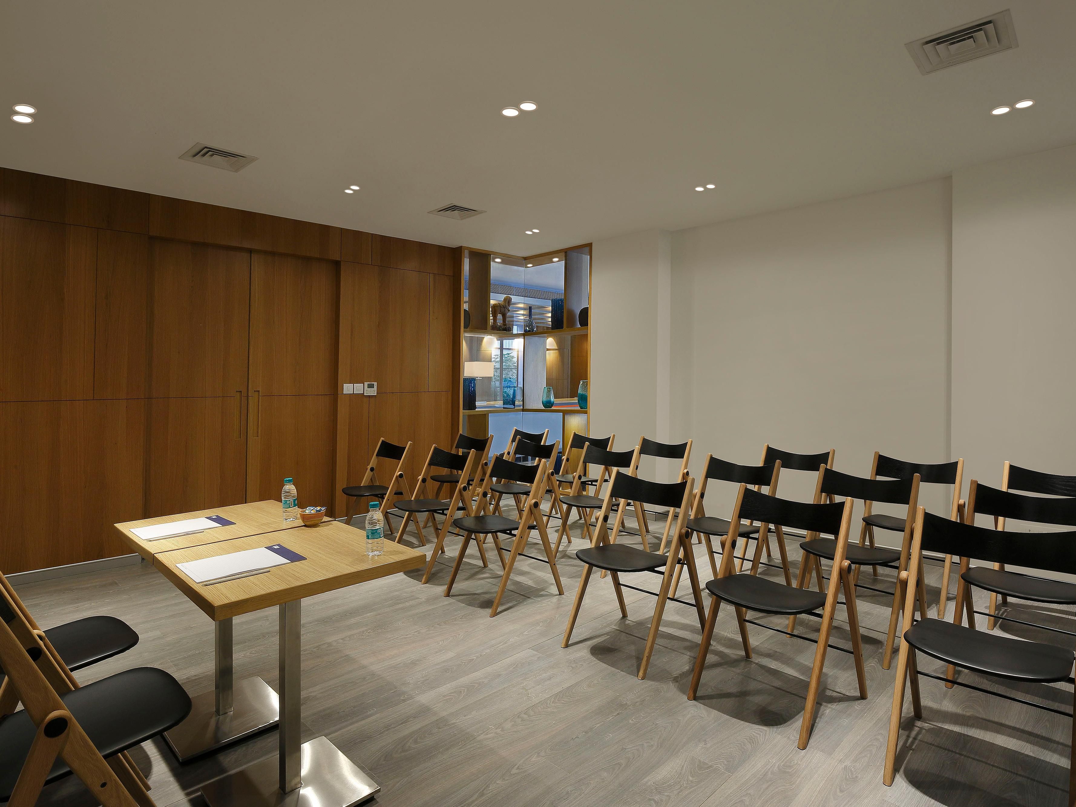 Whether you are looking for a corporate event or a social get together like birthday parties or kitty parties, our 400 sq ft meeting room offers you an ideal place to host it. With a delectable menu to choose from, the venue can accommodate up to 25 guests. Wireless Internet is available to help your presentation run smoothly.