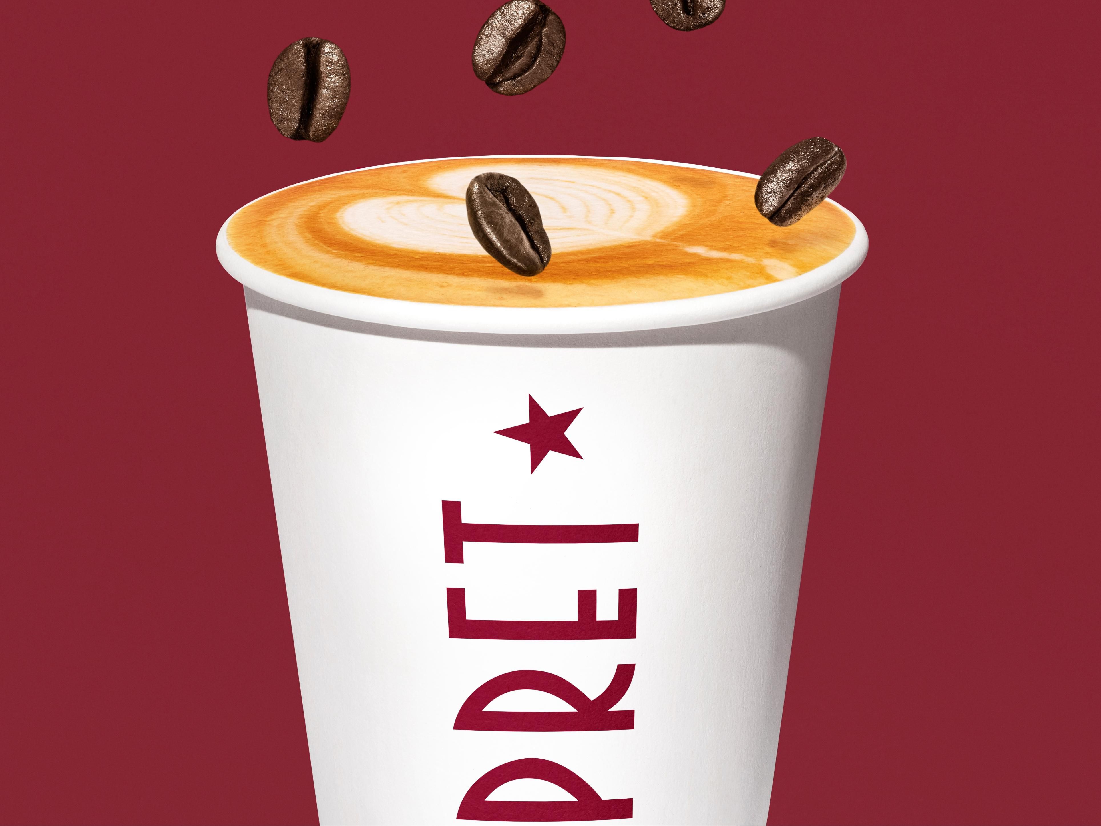 Enjoy the bold, intense taste of Pret Express coffee available for purchase in the lobby. Great mornings start with great coffee.