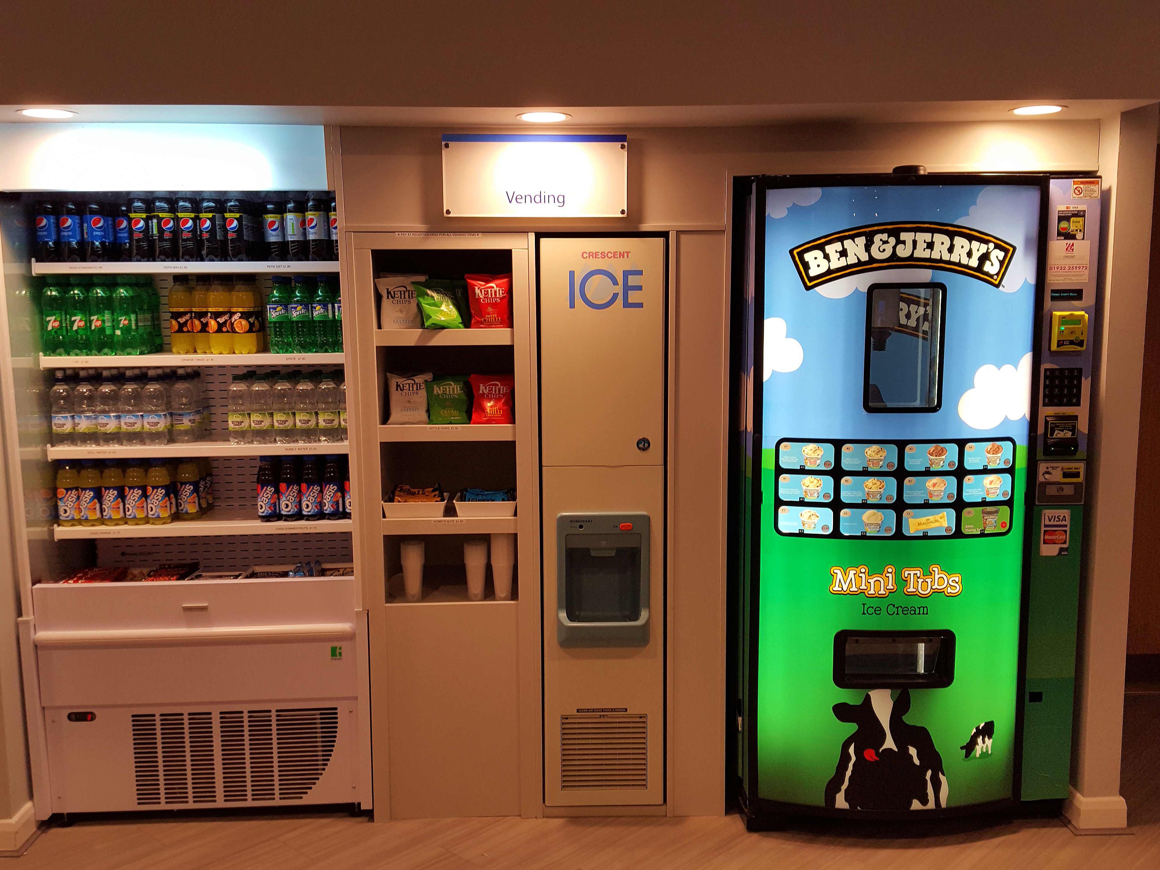 Treat yourself to a Snack from our well stocked Vending facilities