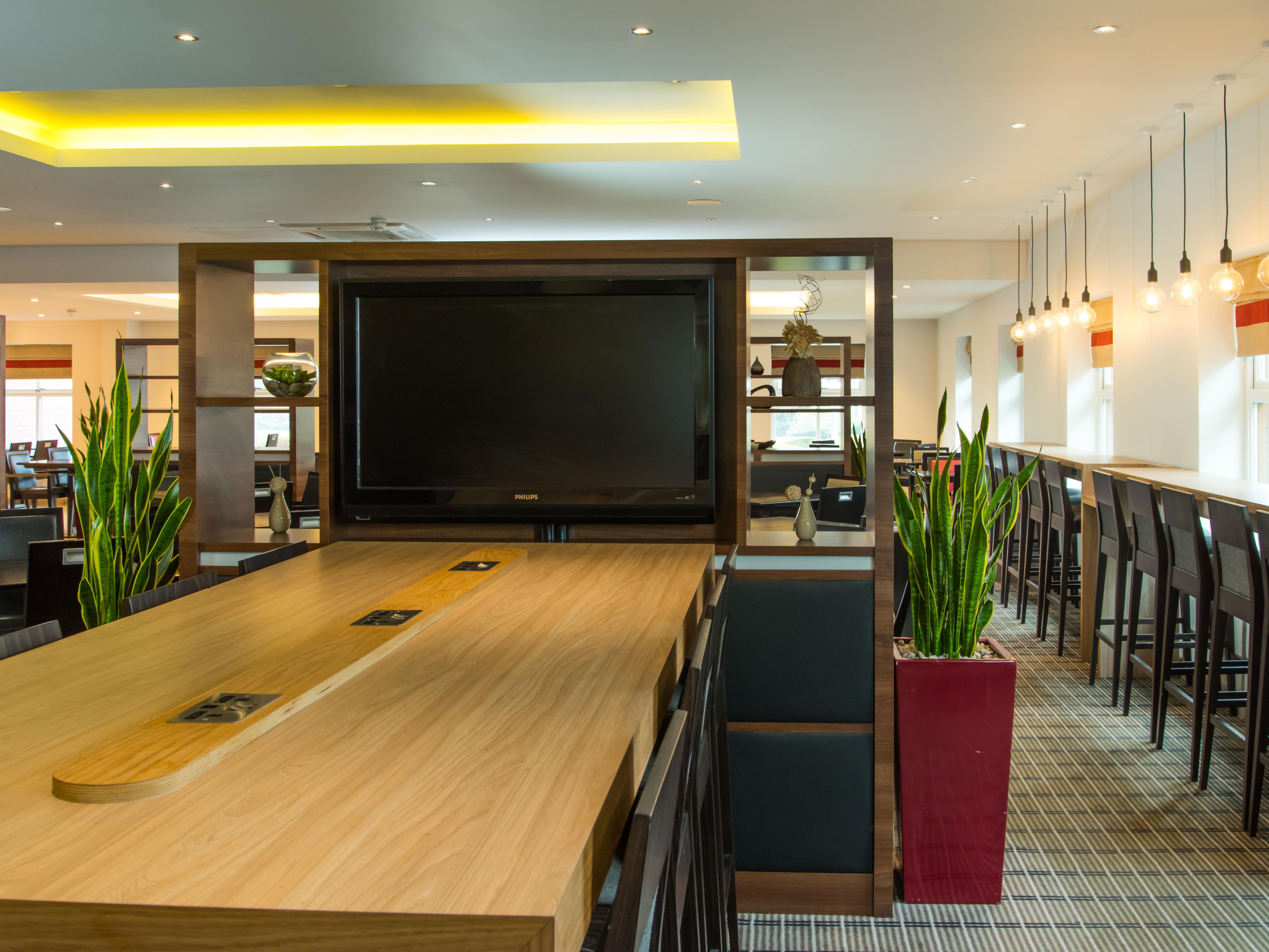 Plug in and make use of the free WiFi