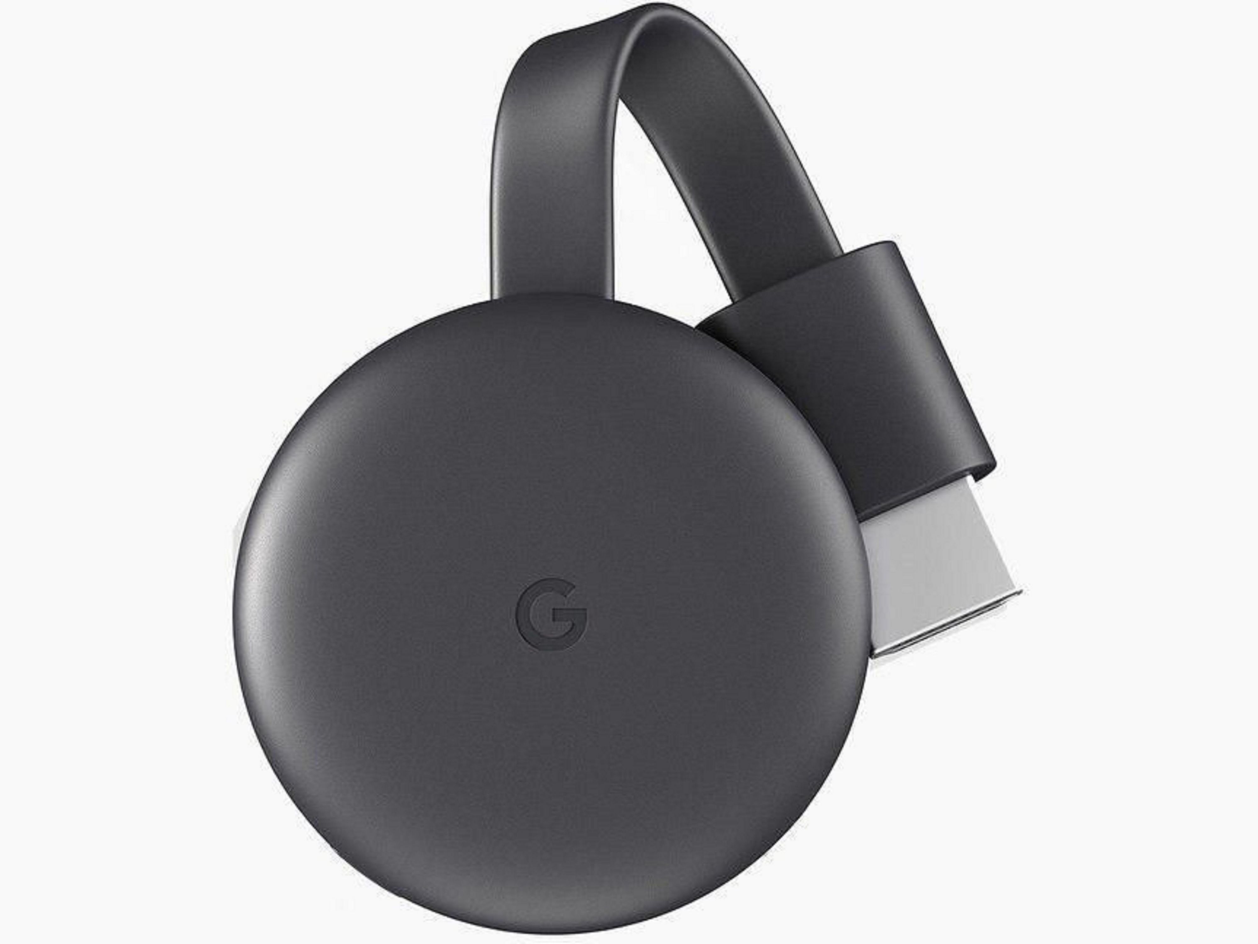 Stream the entertainment you love to your TV in up to 4K resolution with Google Chromecast.