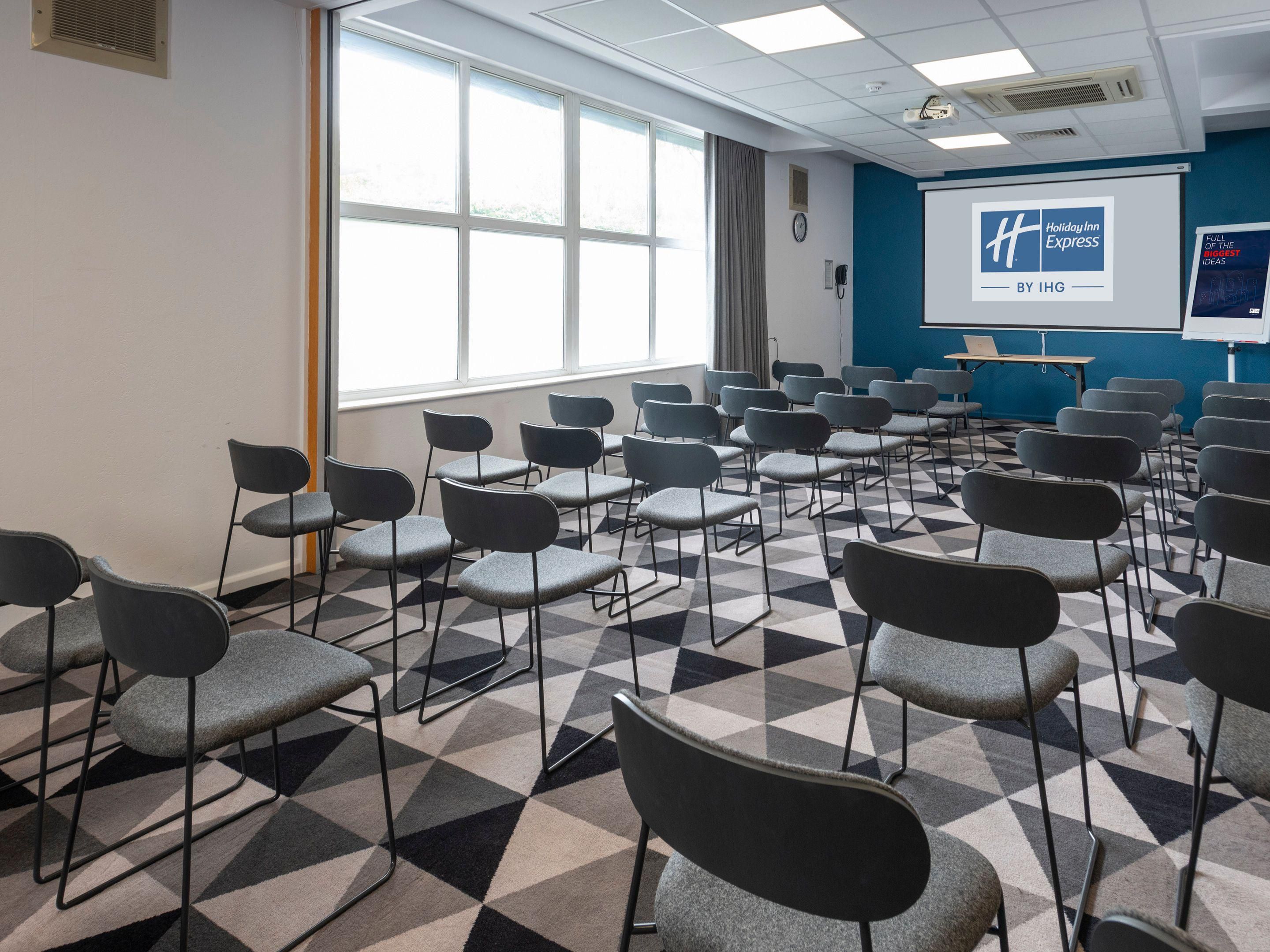 Holiday Inn Express Burton upon Trent makes hosting easy with two versatile meeting rooms that adapt to gatherings of up to 50 people. Each space is bright and modern, equipped with multimedia support, office supplies, and free Wi-Fi. Whether you’re hosting a presentation, workshop, or private event, we’ll help bring your plans to life.