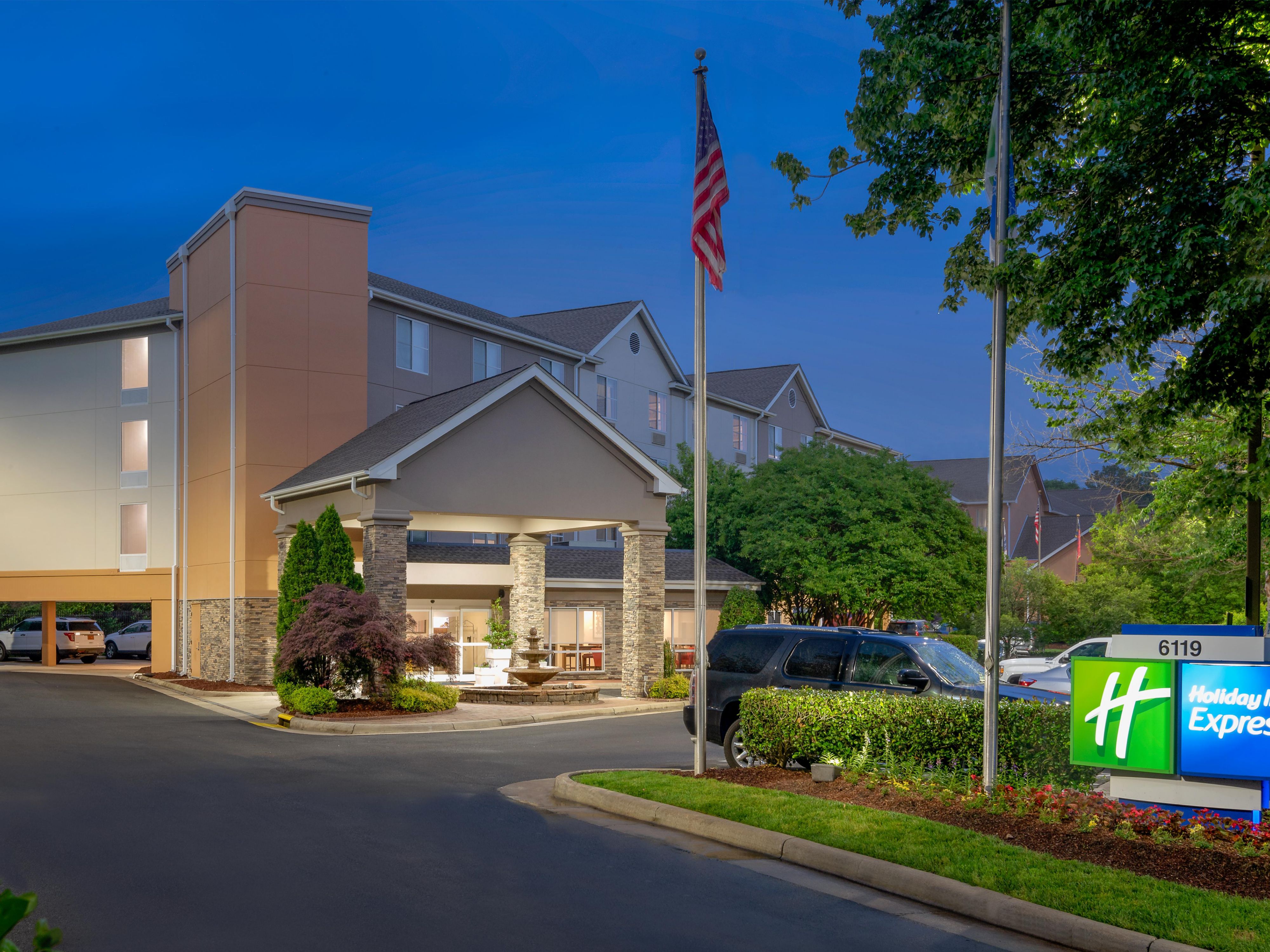 Welcome to Holiday Inn Express Chapel Hill! We love having you!