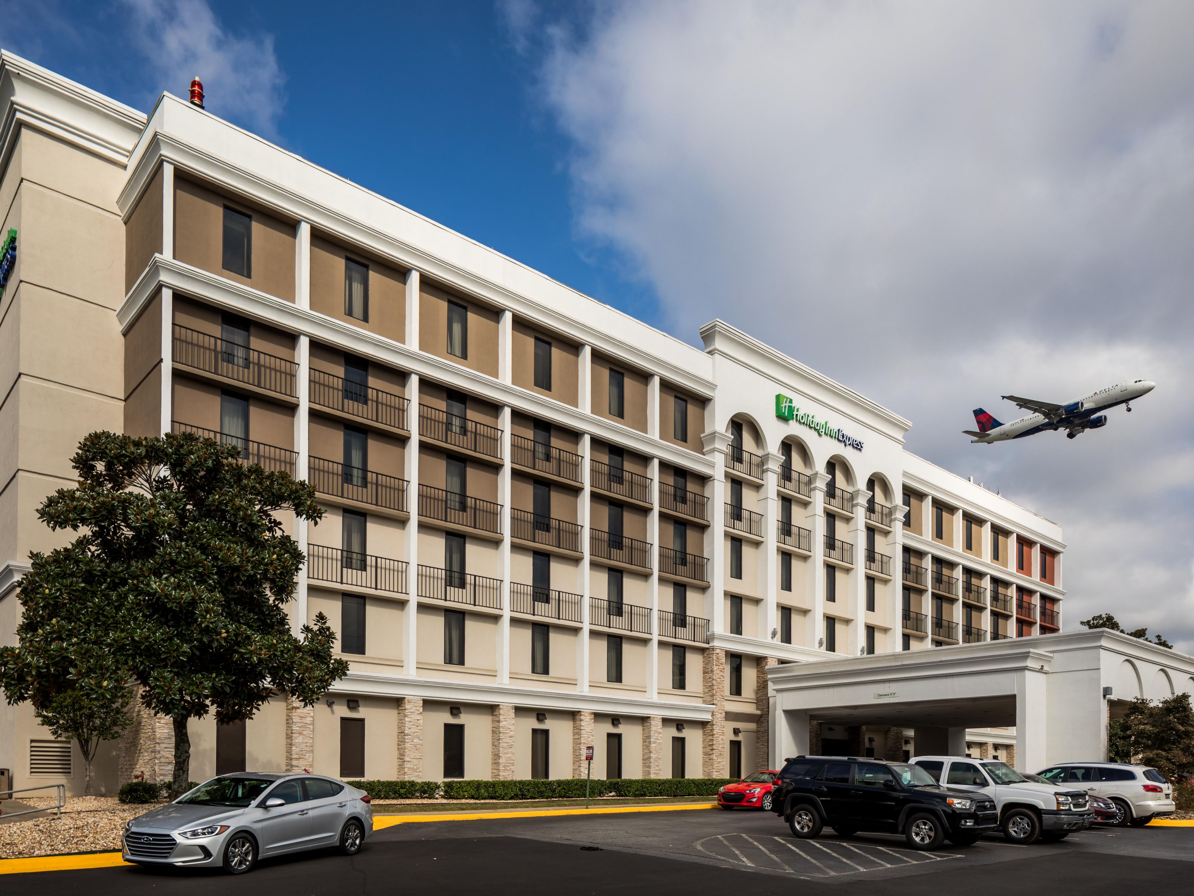 No airplane noise here! Enjoy a restful stay at our hotel