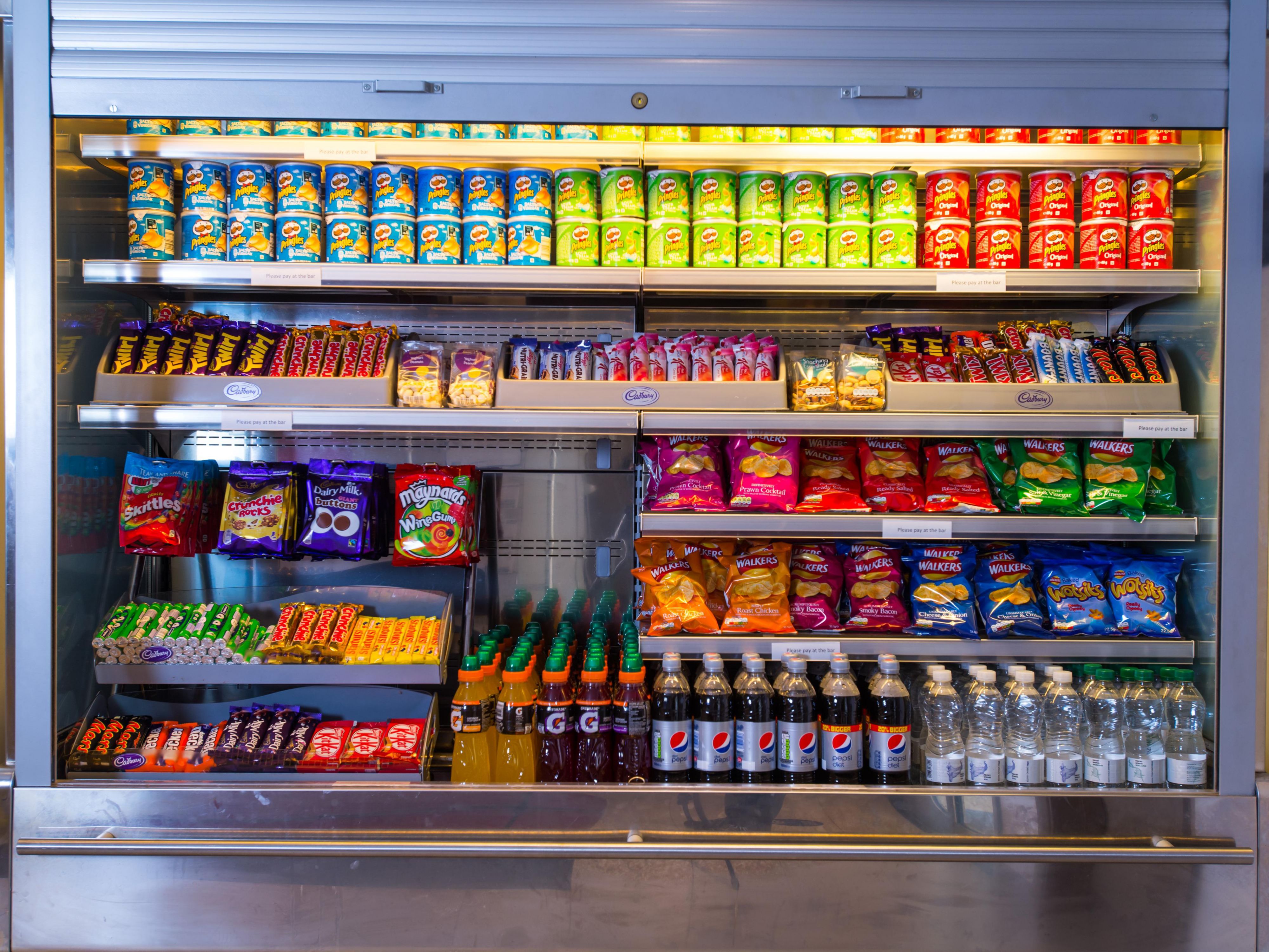 Fancy a snack? Grab something from our vending facilities