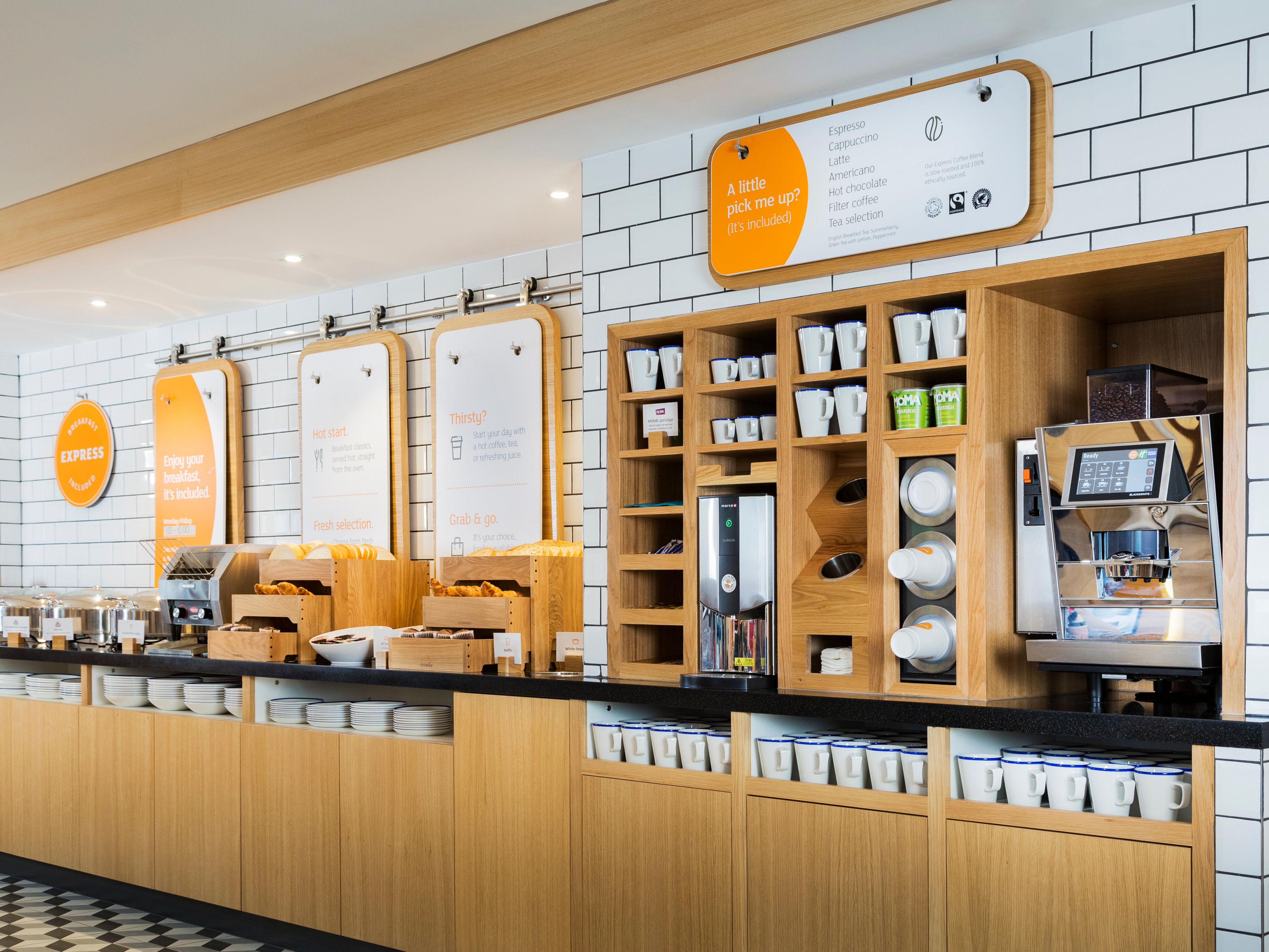 Did you know that our hotel offers a FREE Express Start Breakfast with all bookings? You can enjoy a hot buffet, continental selection and range of delicious pastries to ensure you start your day the Express Way! 