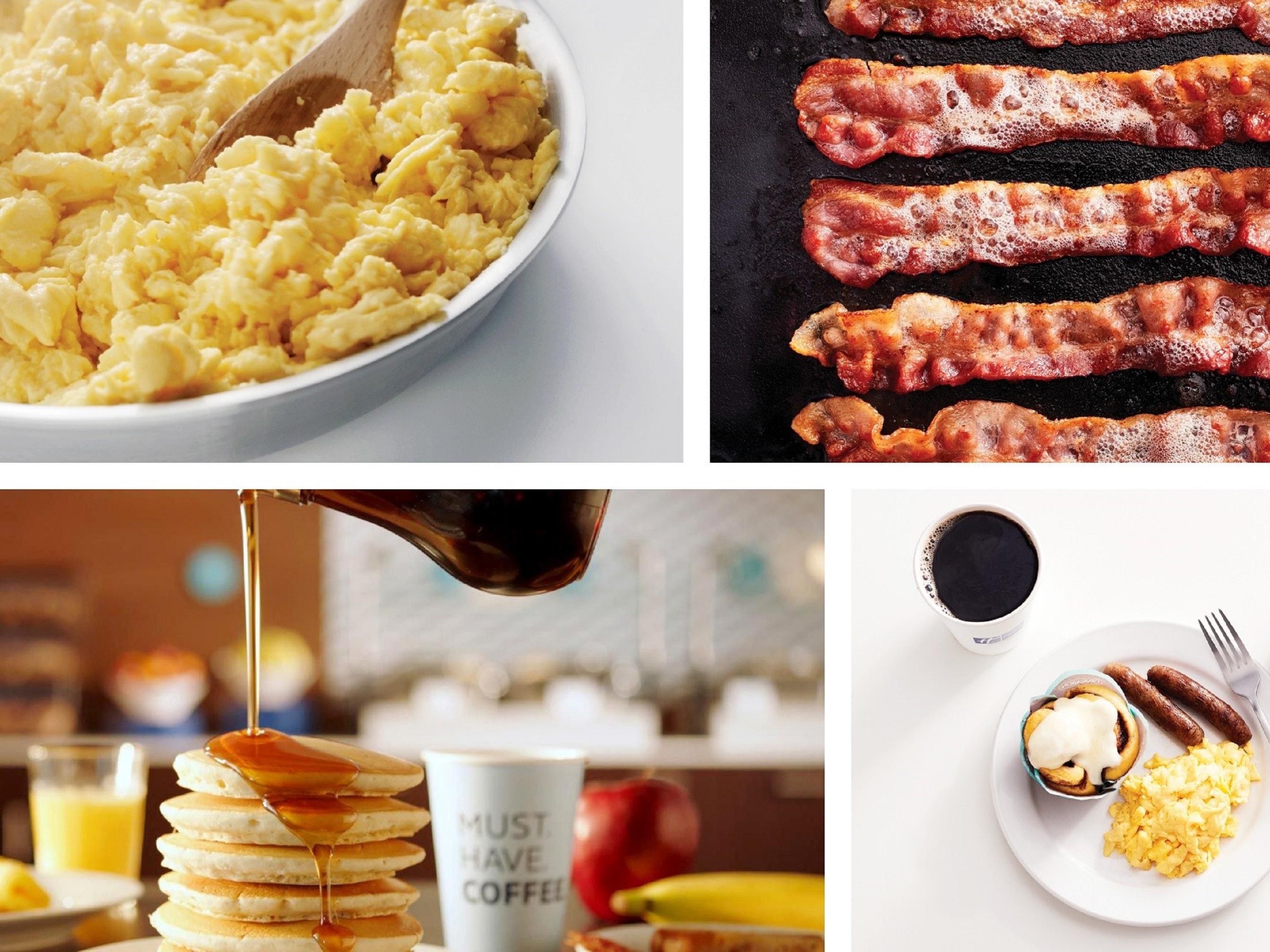 Start your morning off right with our complimentary buffet breakfast. Be sure to enjoy the famous cinnamon rolls!