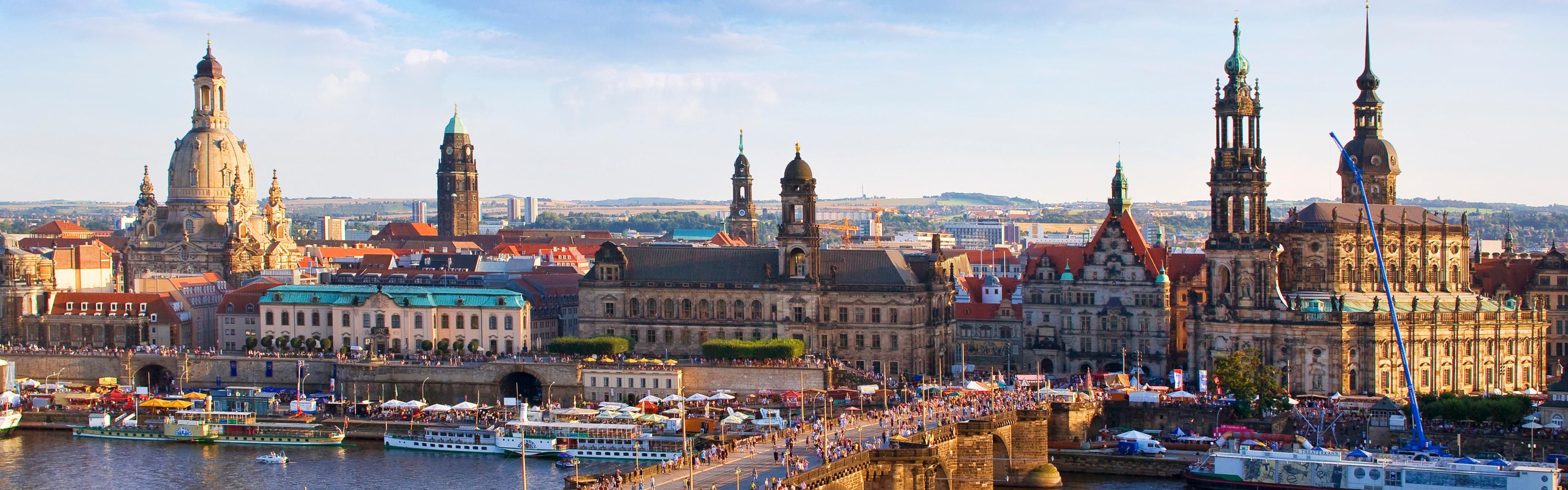Stroll through Dresden's Old Town - 15 minutes from our hotel.