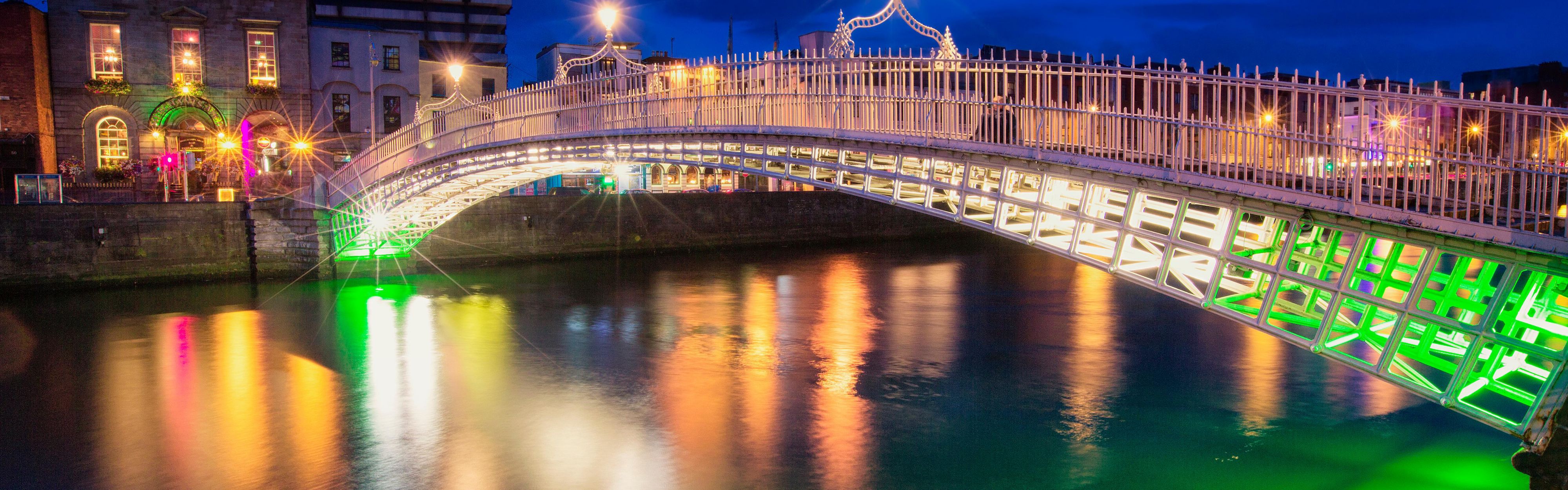 Ha'penny Bridge 10 minute walk from the hotel
