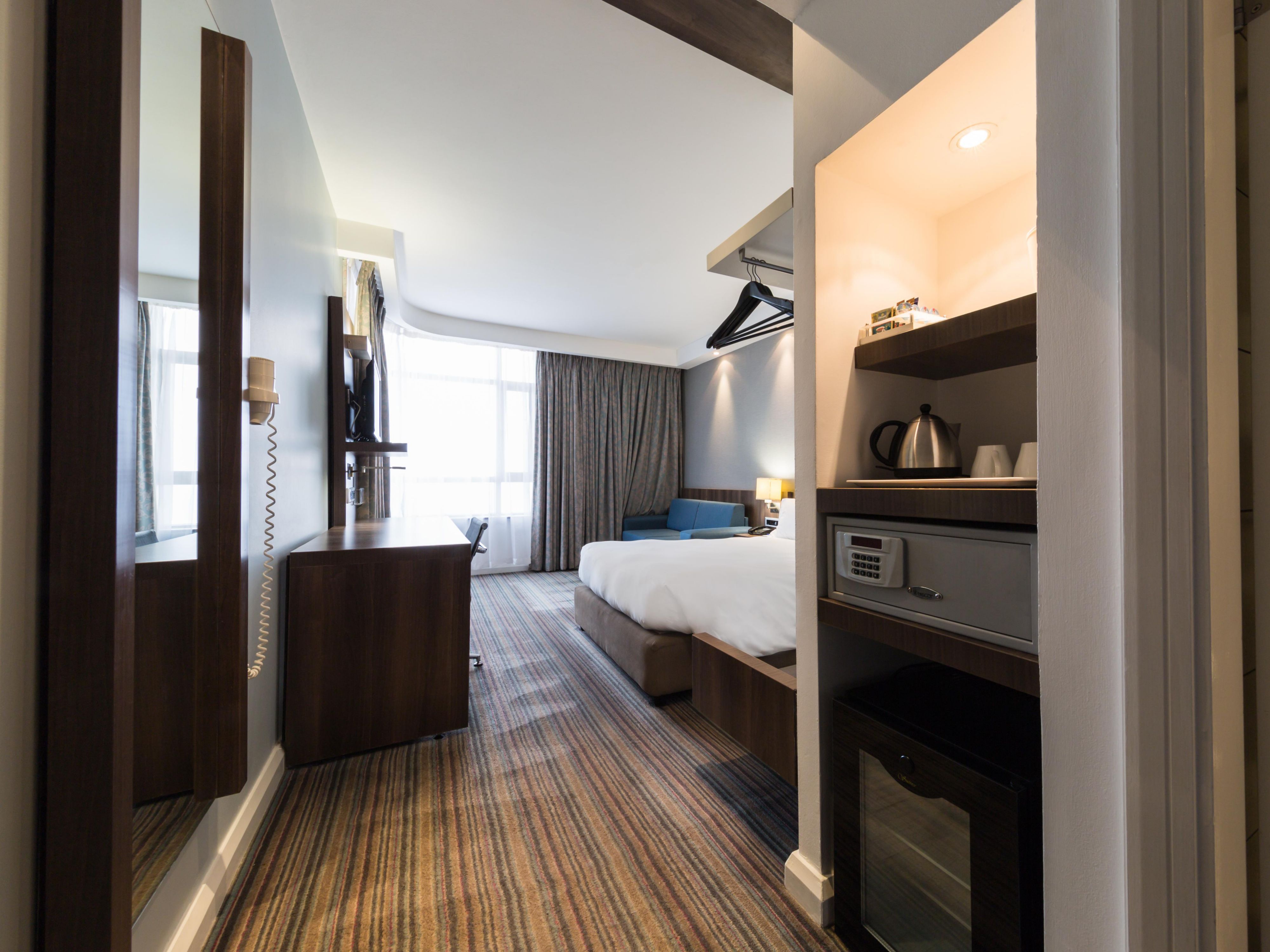 For your convenience, all rooms are equipped with mini-fridges to keep your drinks and/or medicine cool throughout your stay.