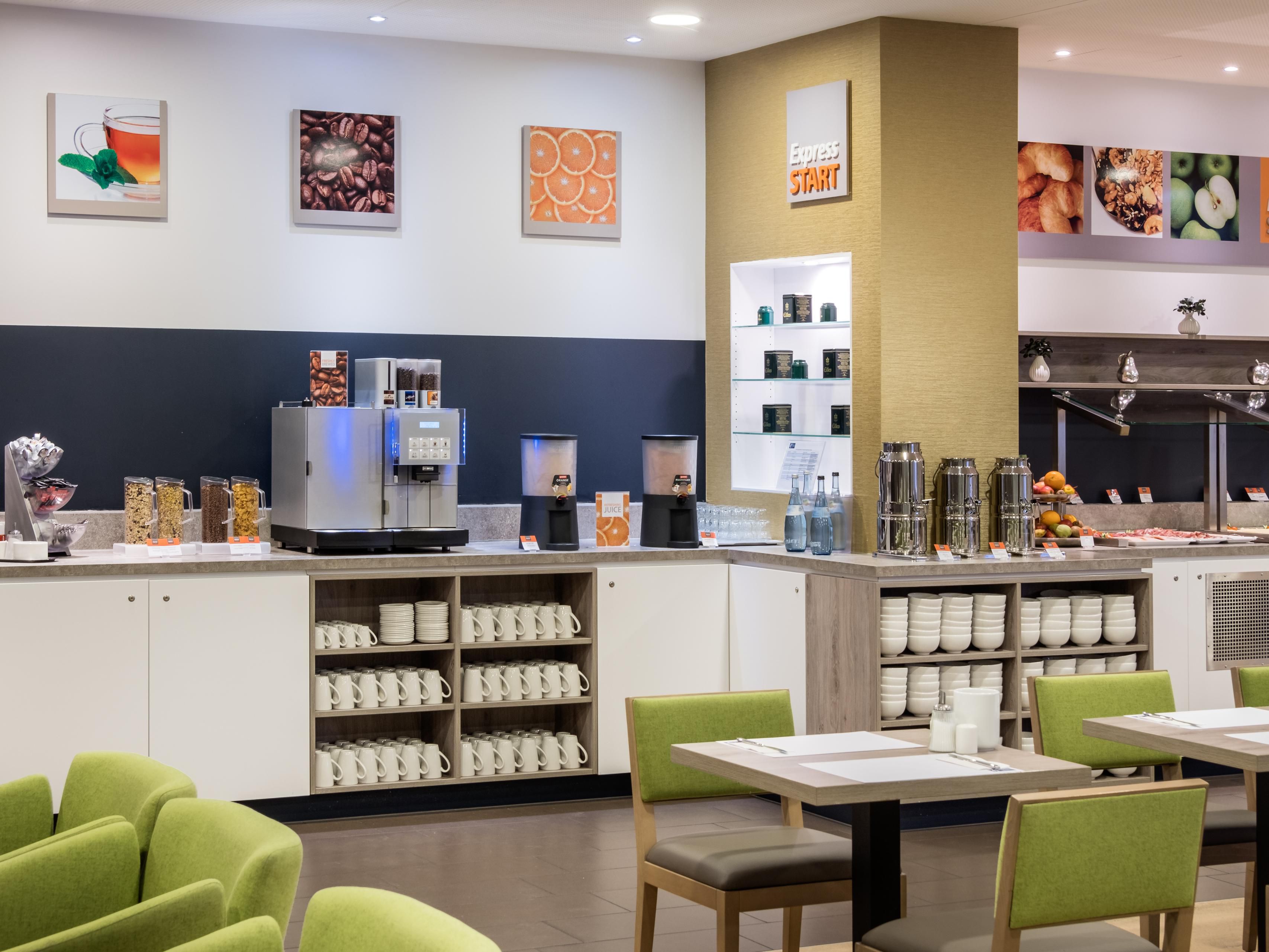 Enjoy our free breakfast with scrambled eggs, pancakes and much more.