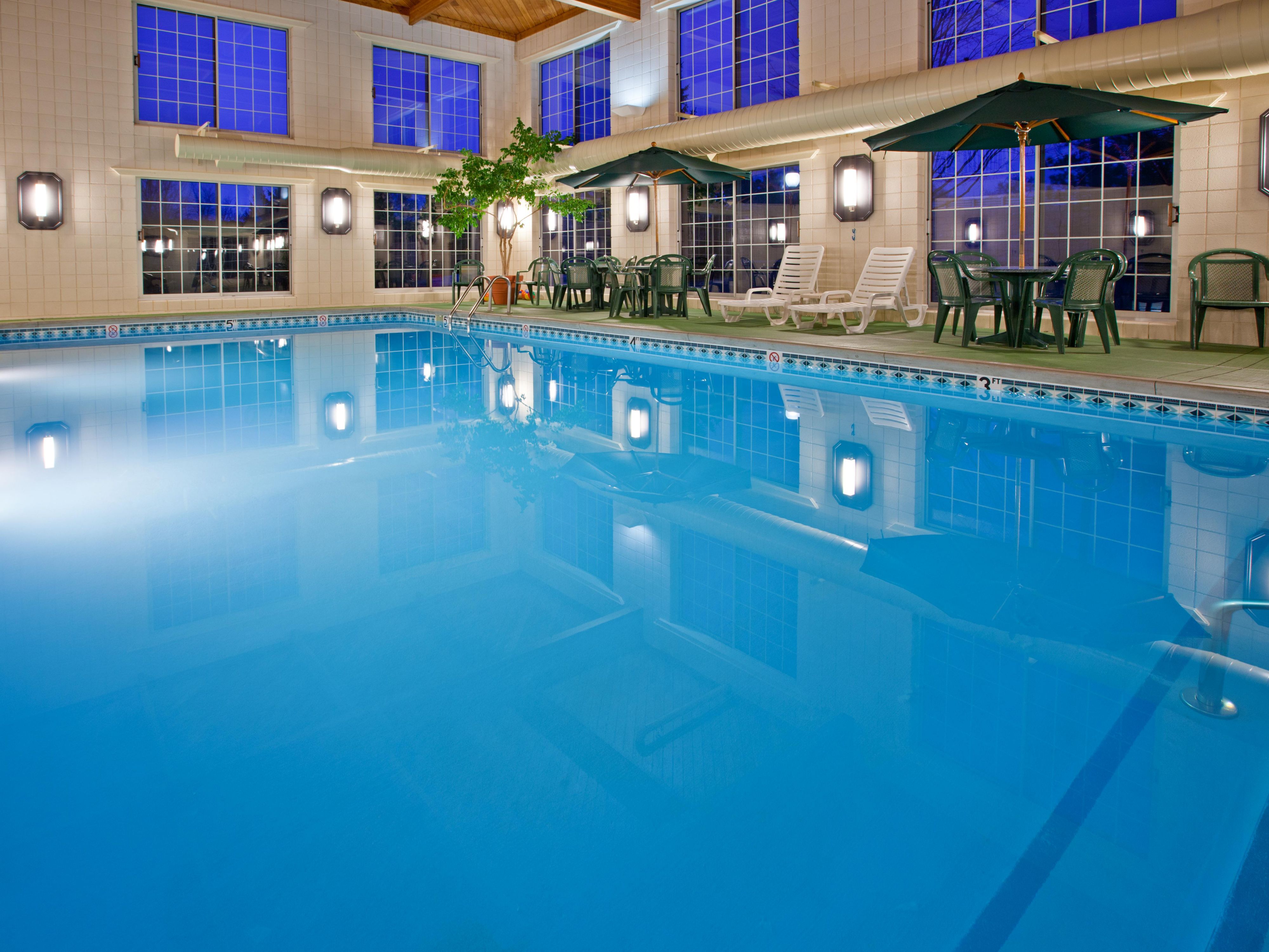Our indoor, heated pool & spa will be the highlight of your trip! Bring the family for a fun weekend away or just relax in the hot tub after a day filled with meetings.