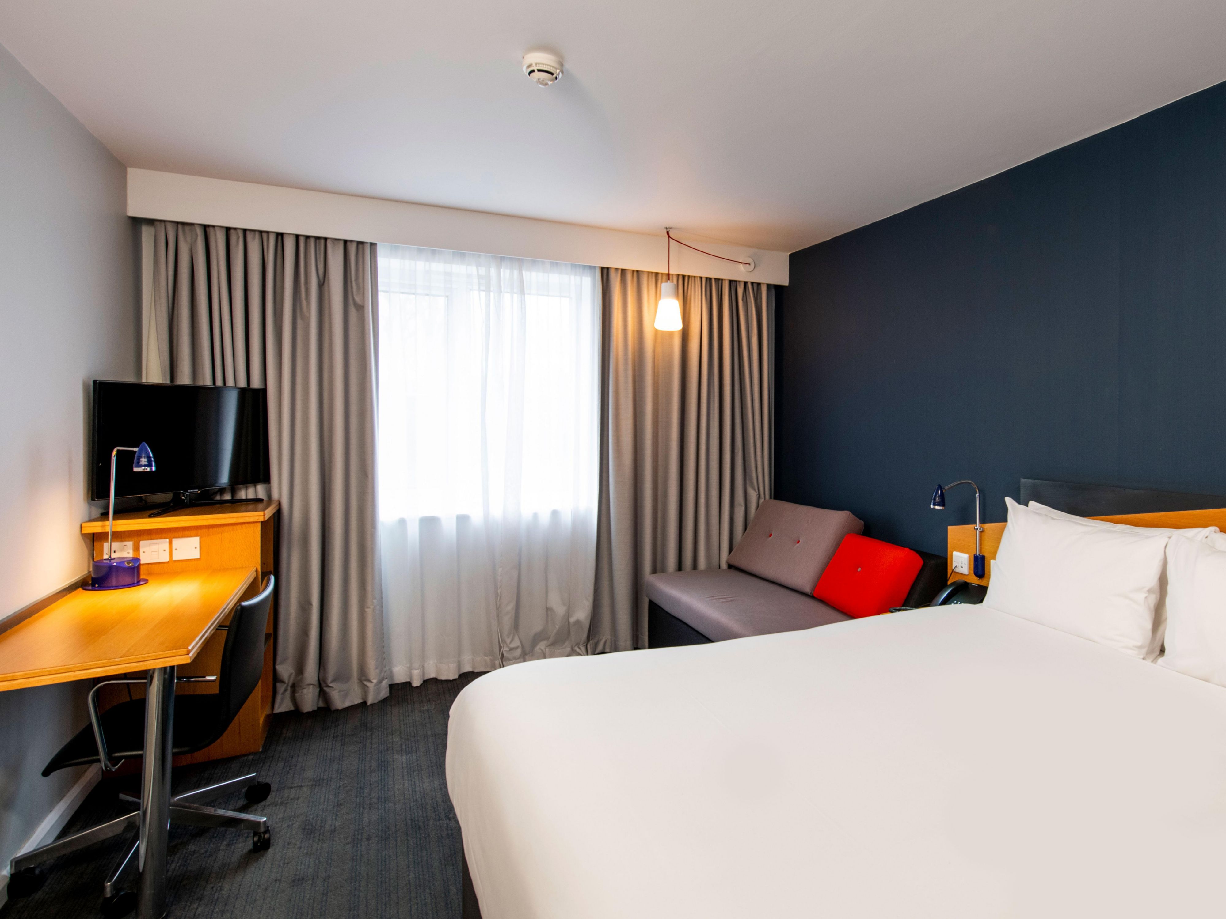 Our In-room desk and chair is ideal for catching up on emails.