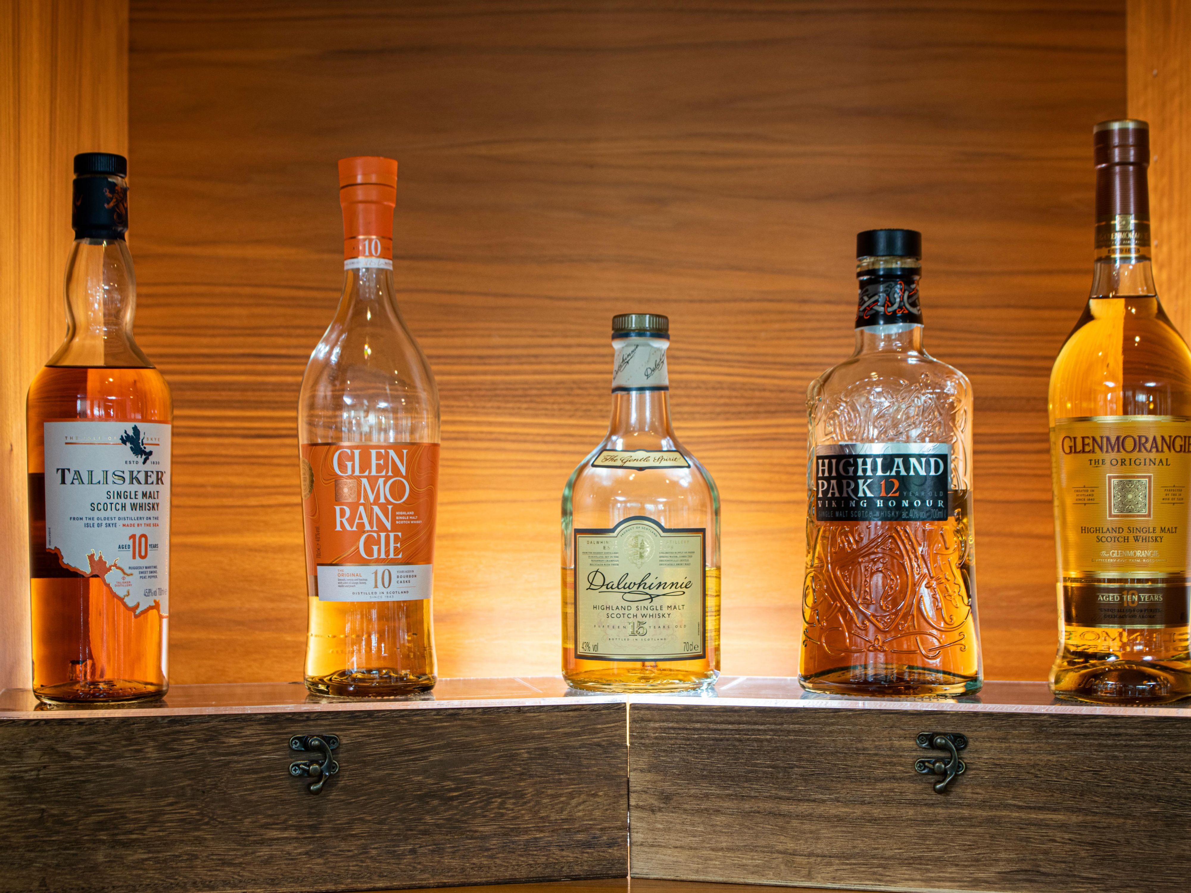 A Scottish hotel isn't complete without some whisky options.