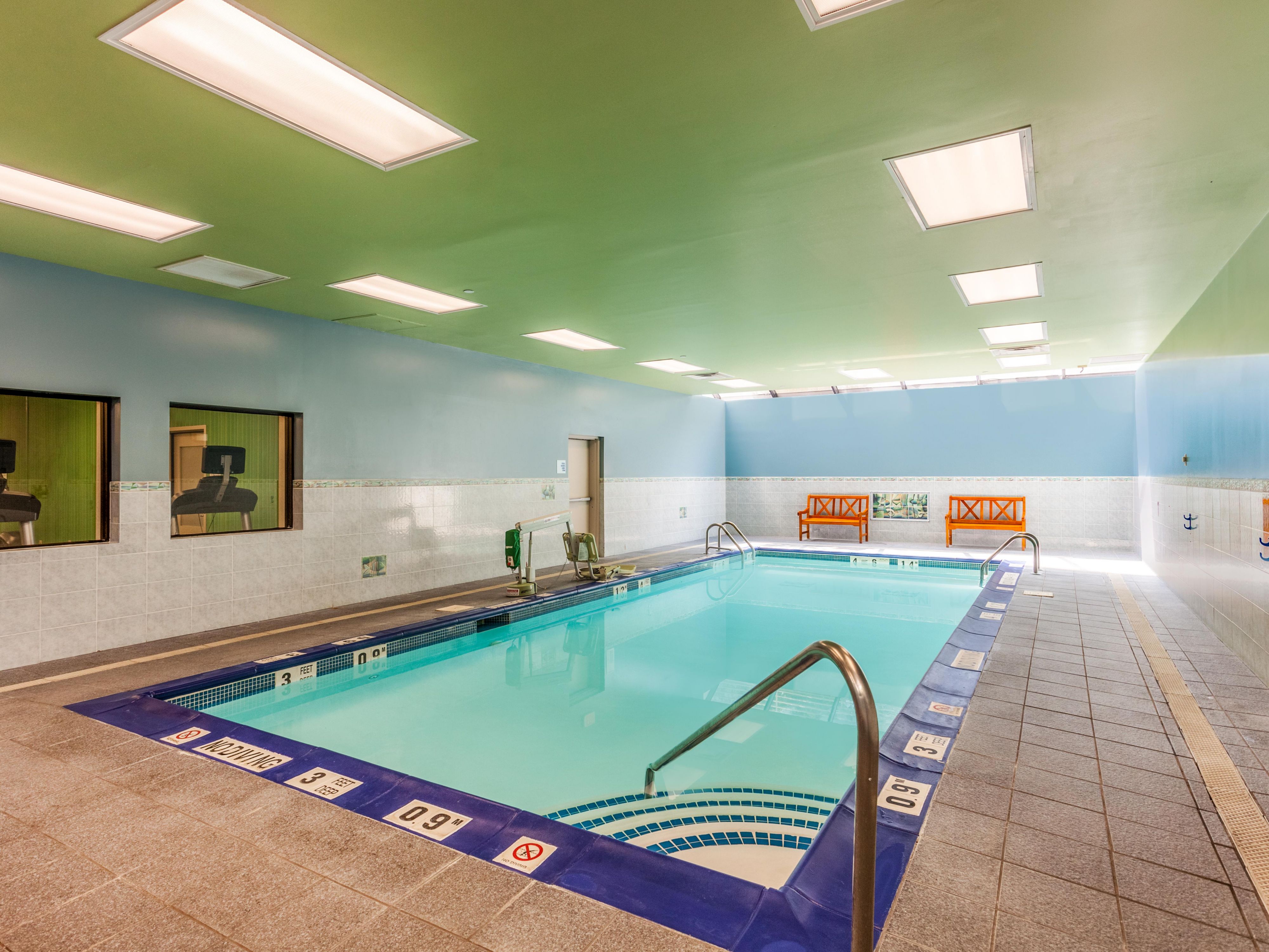 Indoor pool, free Wi-Fi, and free breakfast! See the full list of amenities here.