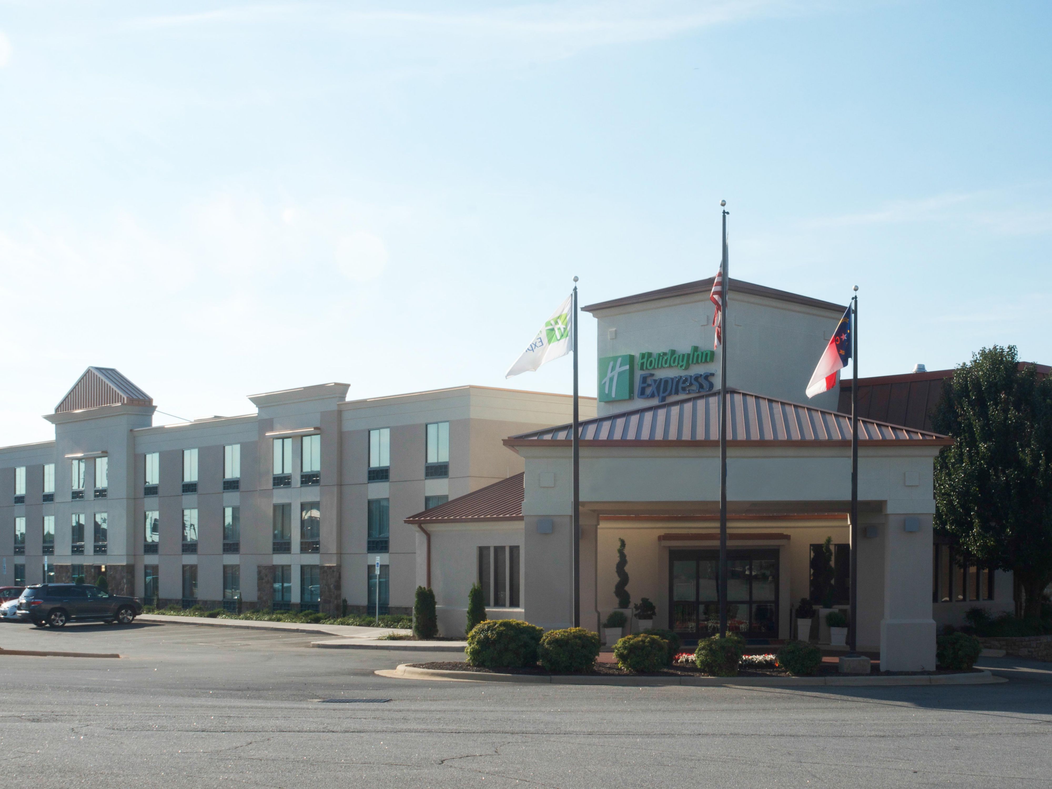 Hotel Exterior near Hickory Furniture Mart