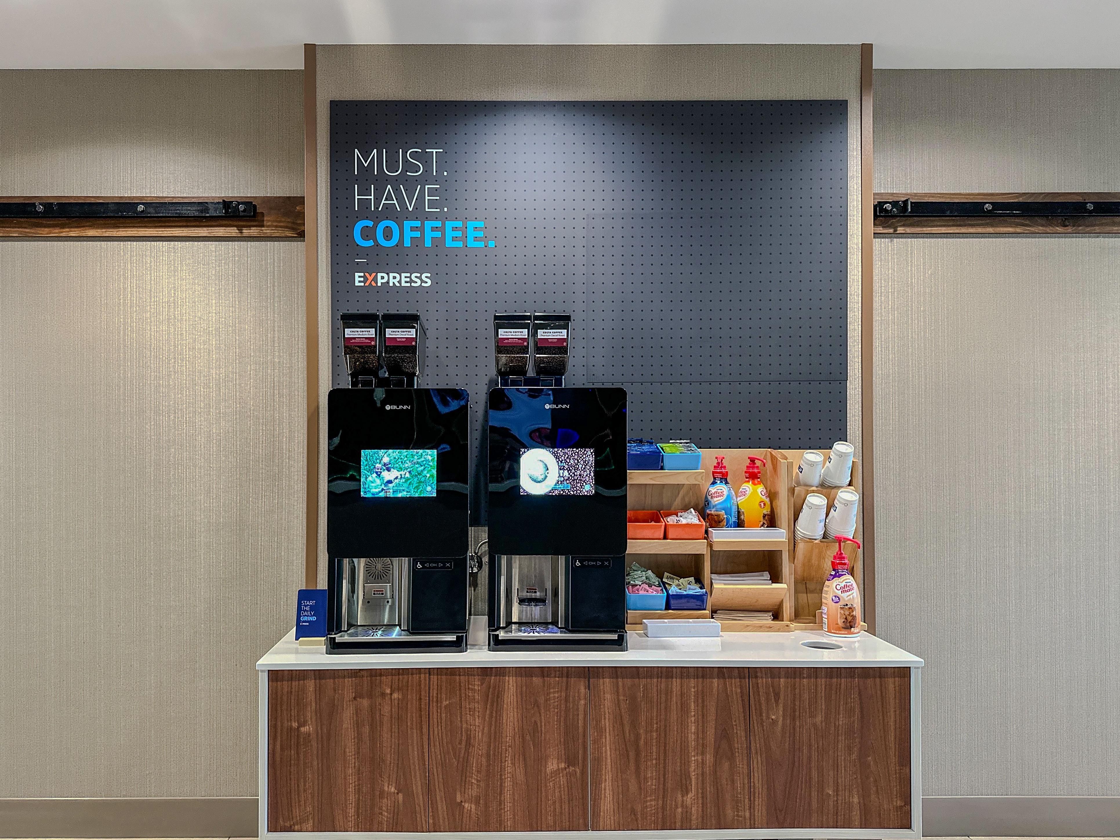 Savor the taste of freshly brewed coffee around the clock with our new bean-to-cup coffee machine, available 24/7 in the lobby. Elevate your stay with us and relish every sip of our exceptional coffee!
