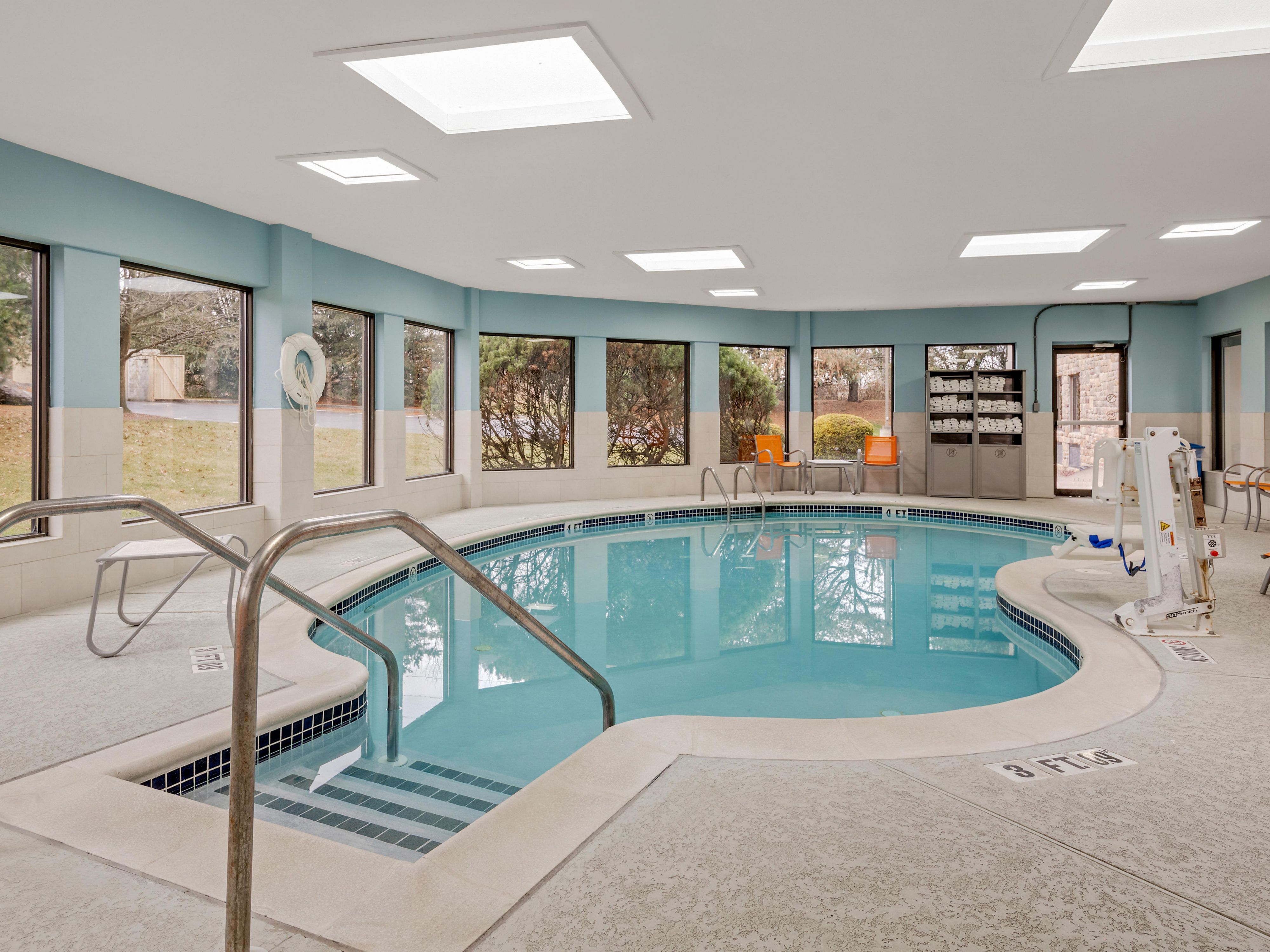 Refresh your senses, take a dip, and unwind by the heated pool!