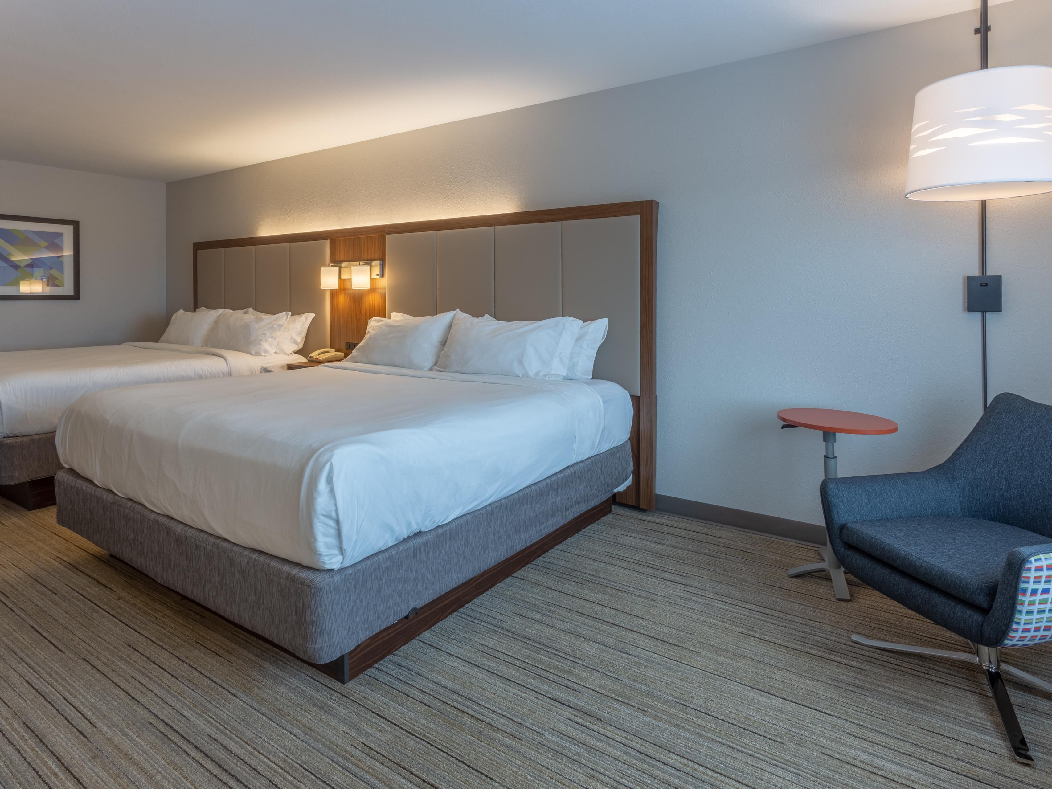 Many of our guest rooms feature two King Beds to give you plenty of space to make yourself at home!