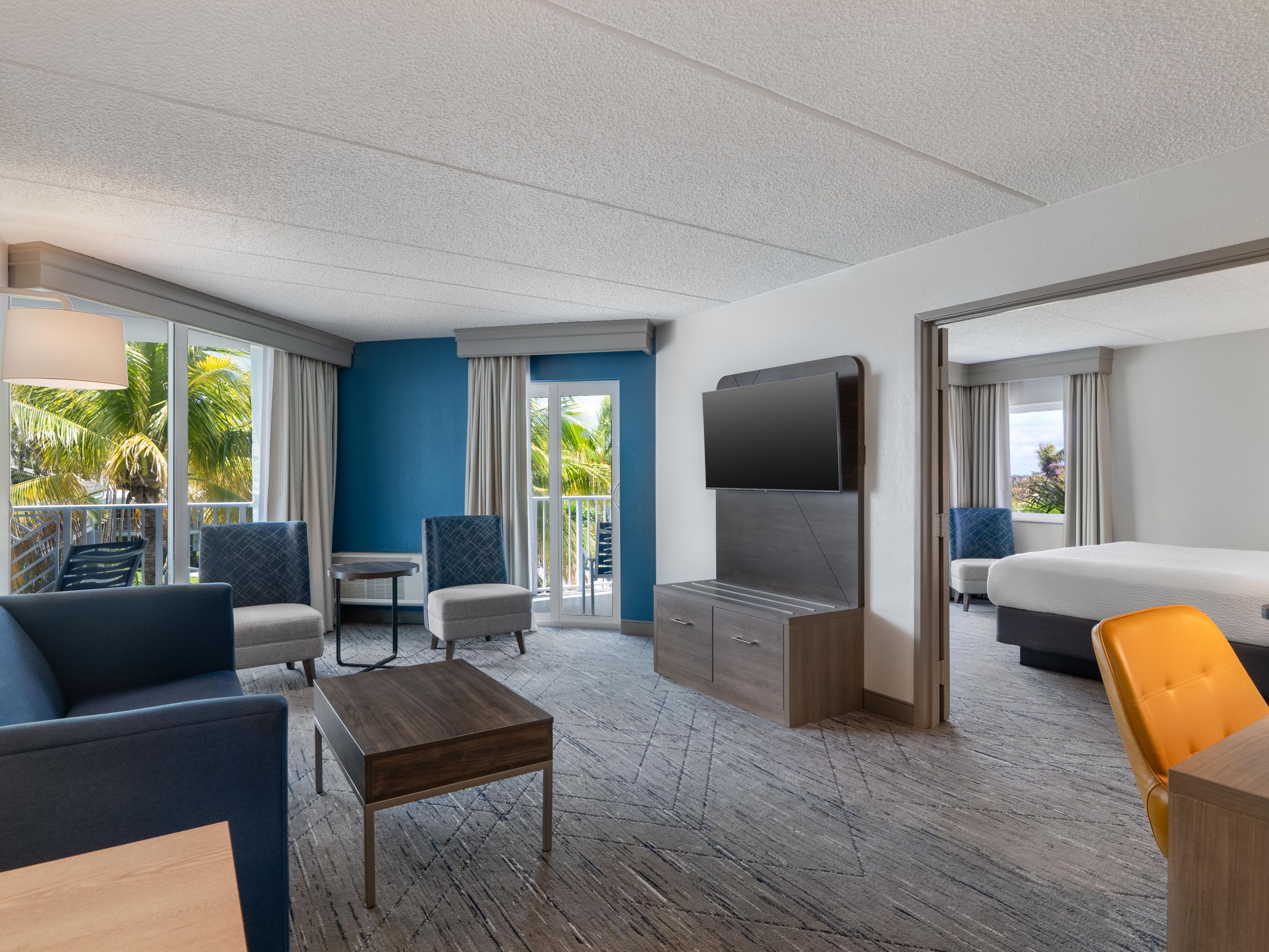 Guest suite with king bed