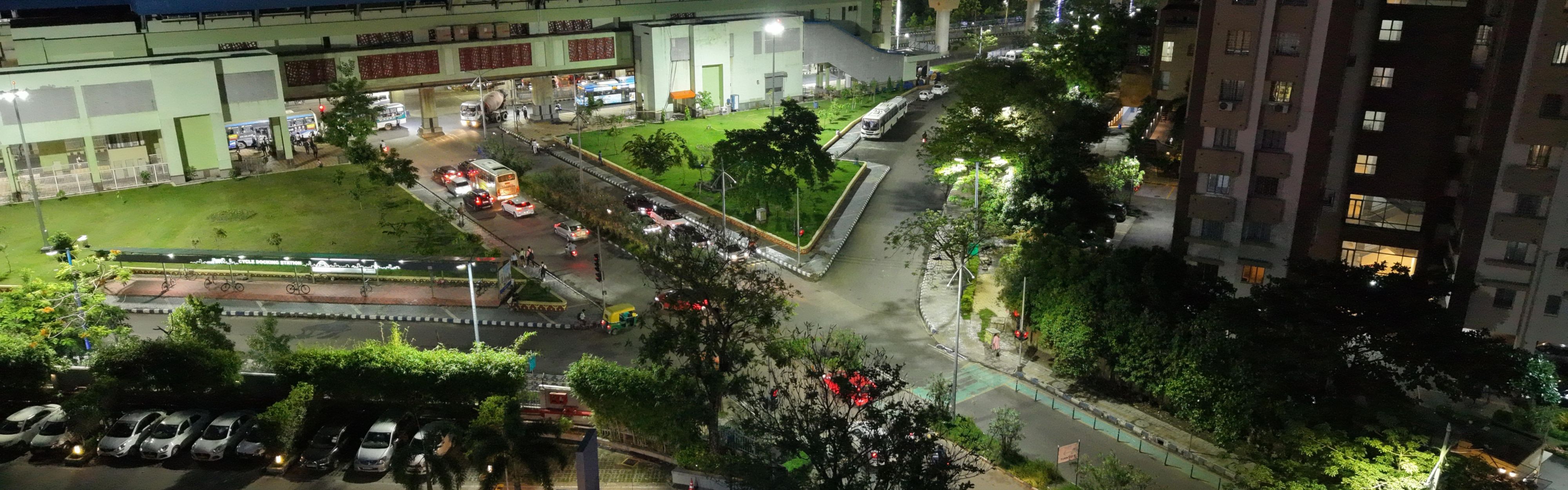 Eco Park is the nearby attraction area. 