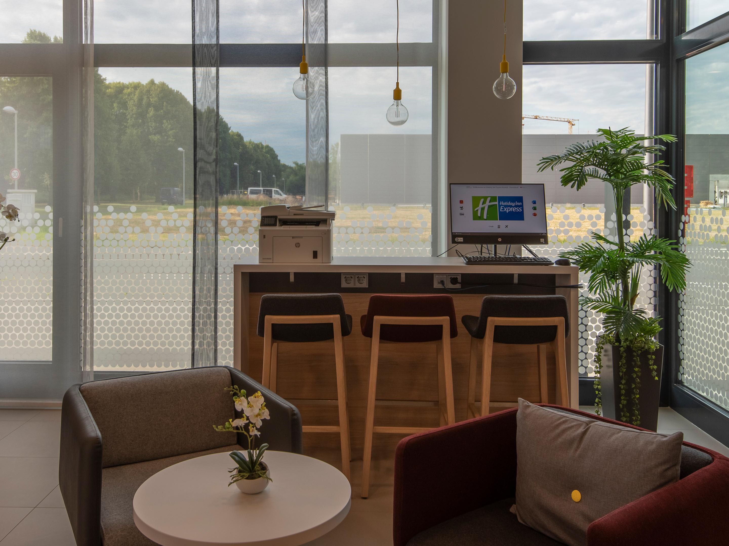 Business amenities available