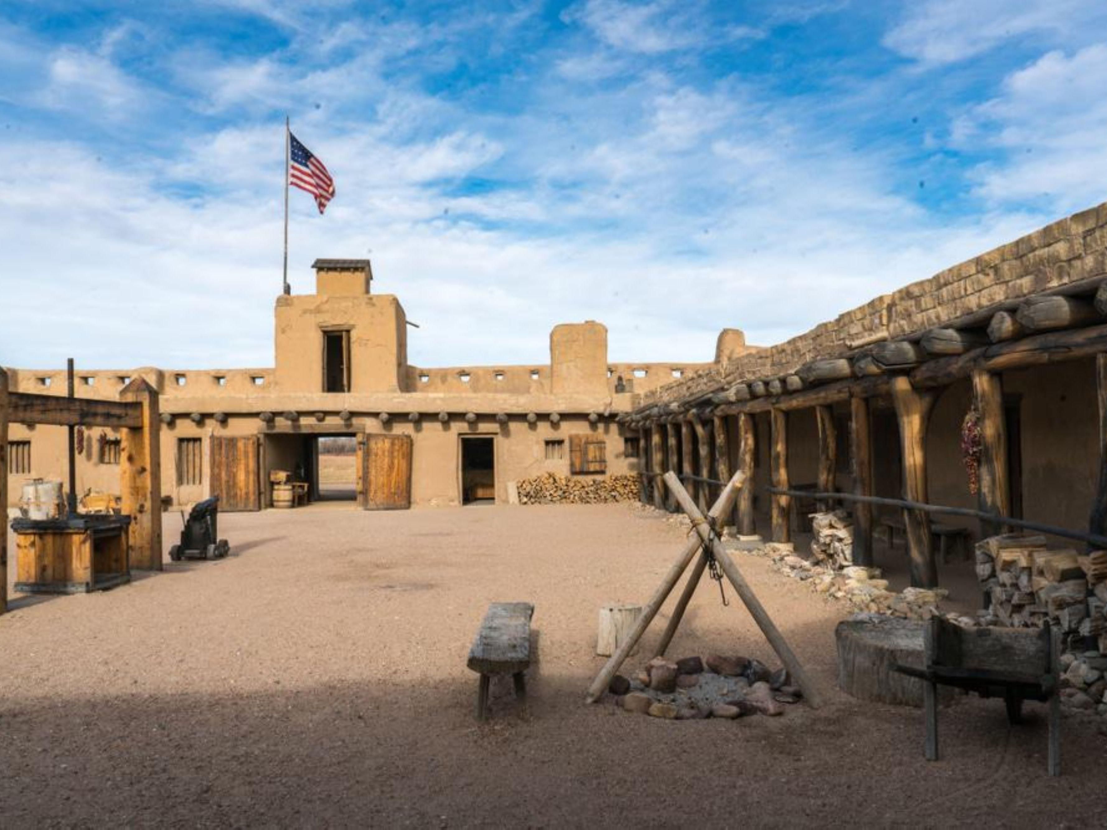 Bent’s Old Fort National Historic Site is located just five miles from La Junta and over 150 years back in time. This reconstructed trading post located on the Santa Fe Trail was the last United States outpost before crossing the Arkansas River and entering Mexico.