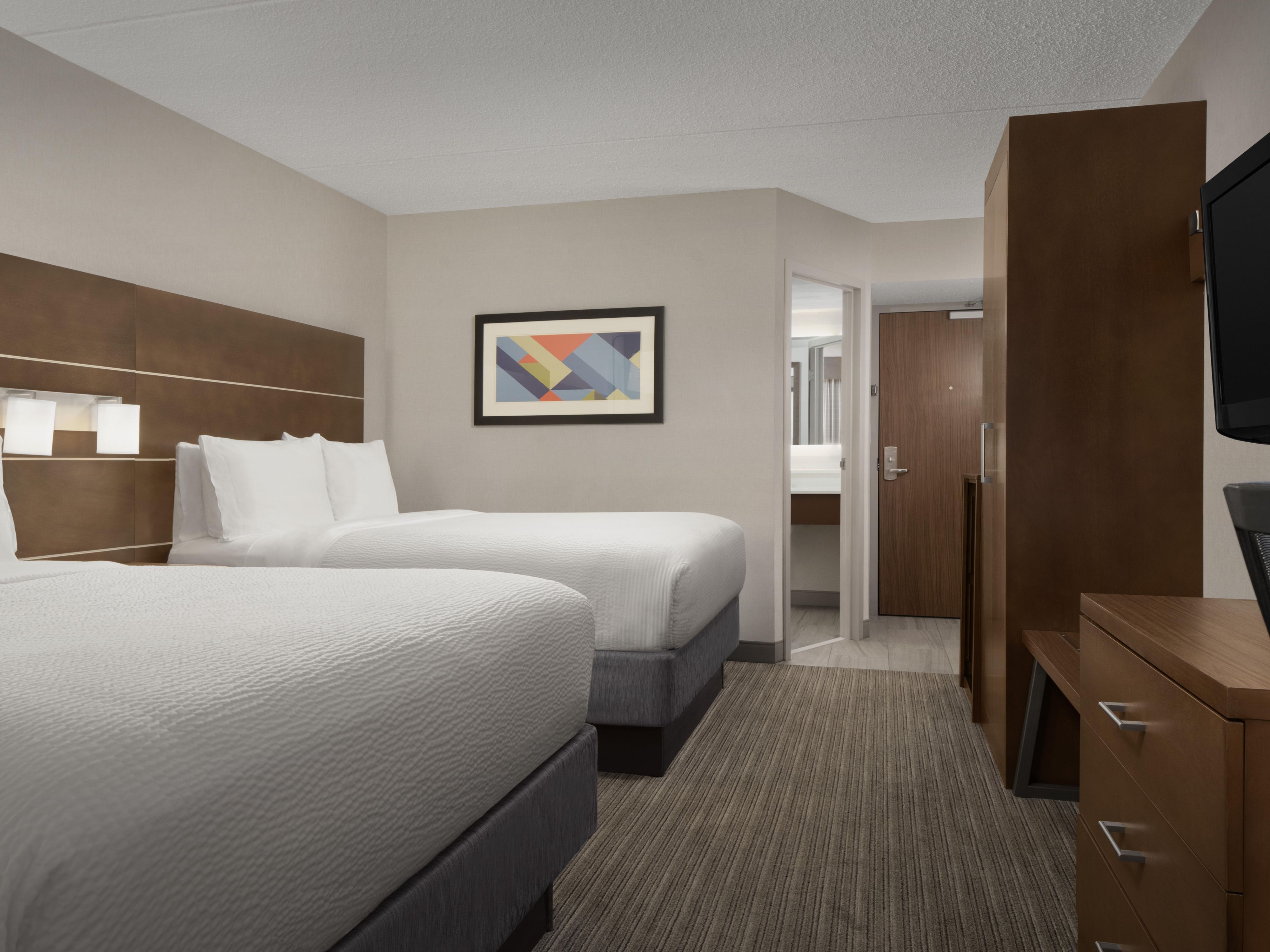 Our rooms are designed for corporate and leisure travelers alike.