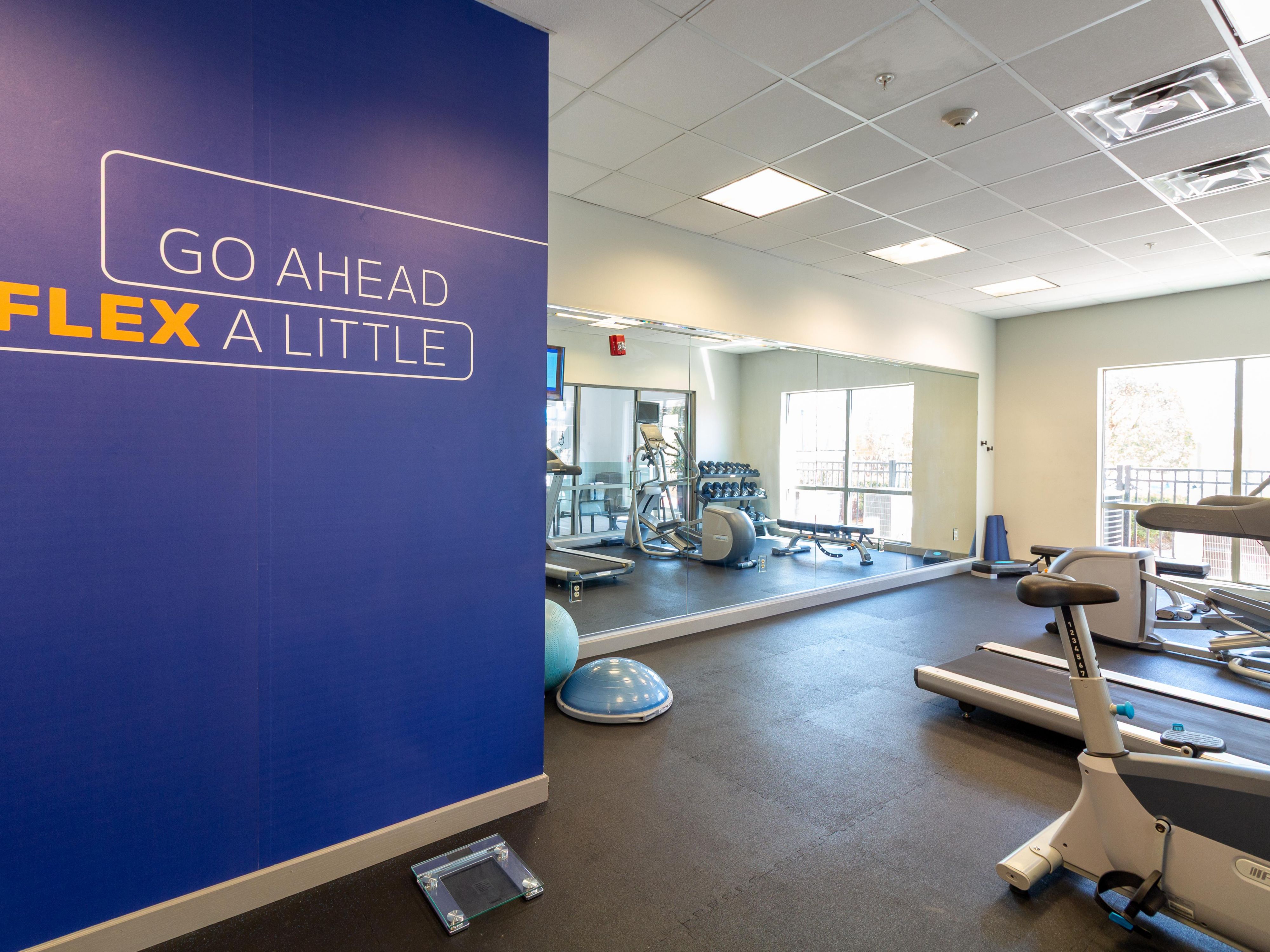Workout whenever you want! Our fitness center is always open and lots of aerobic and cardio equipment to make it easy to stick to your exercise routine, no sweat! 