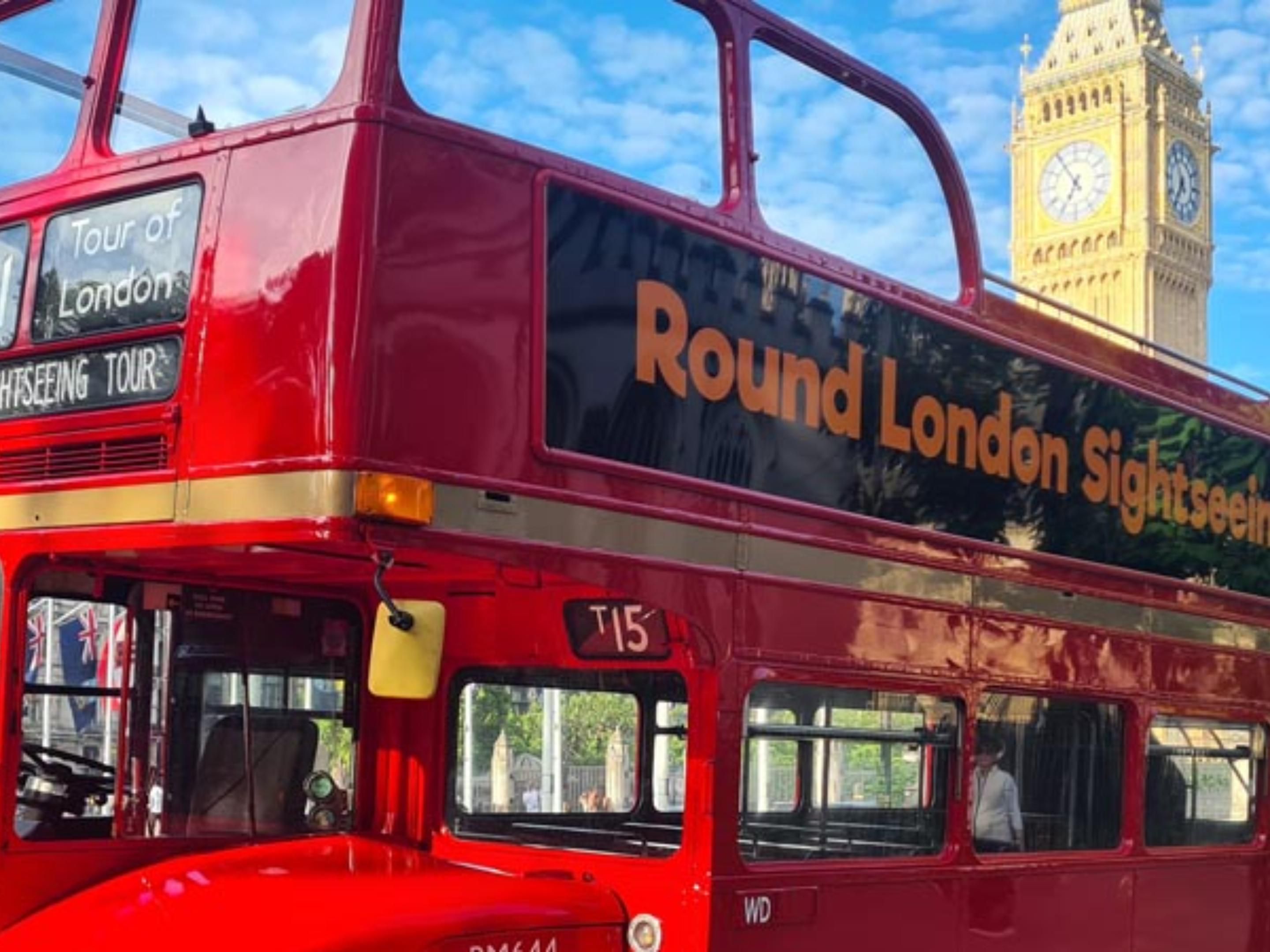 Discover London from iconic double-decker buses. Glide past Westminster, the Tower, and the Shard with immersive audio commentary in multiple languages. Hop on, hop off at your own pace, capture breathtaking views, and uncover hidden gems along historic streets. Now with a 10% discount. Book today and experience the capital in style.