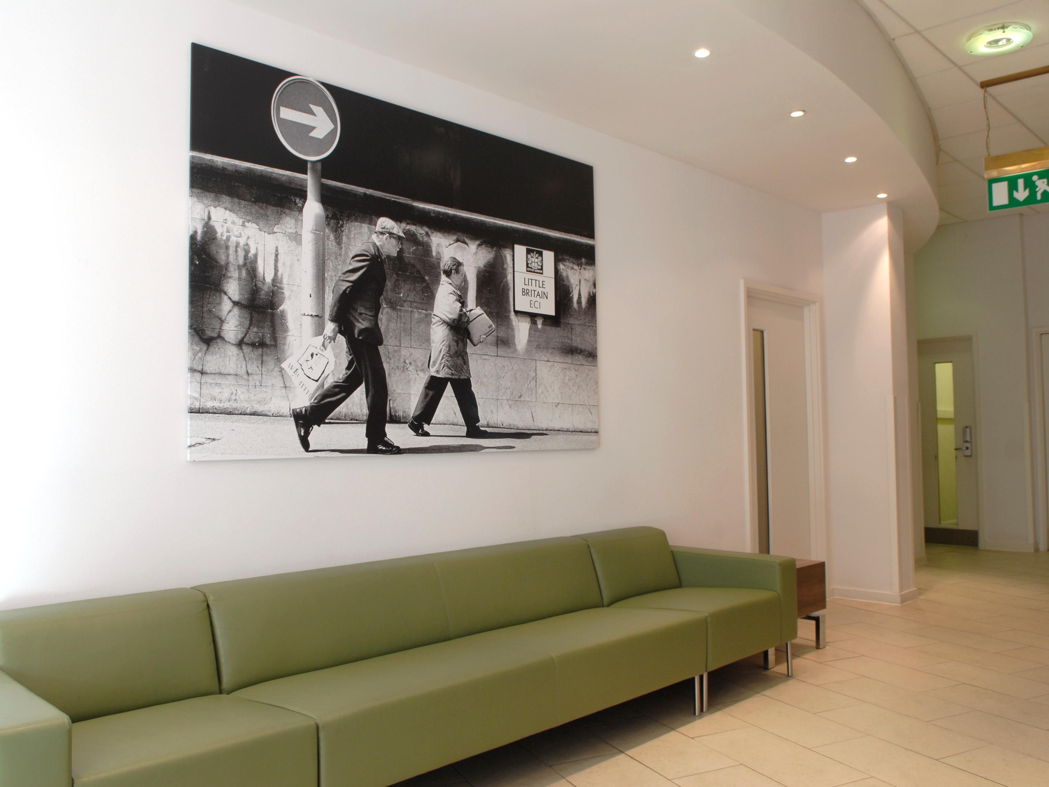 Lobby View from the Elevator