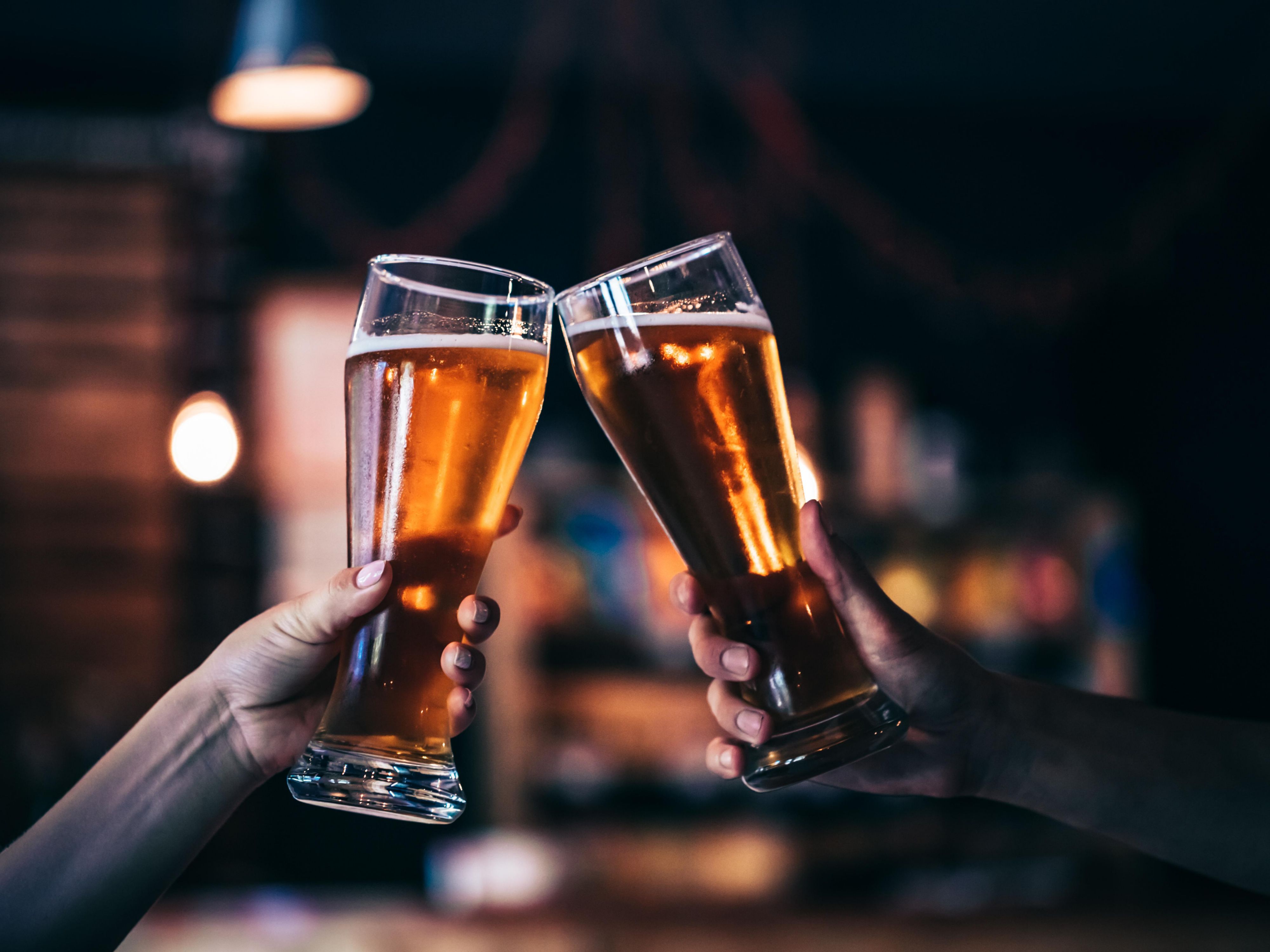 Enjoy a drink or a snack with friends in the stylish lobby bar. 