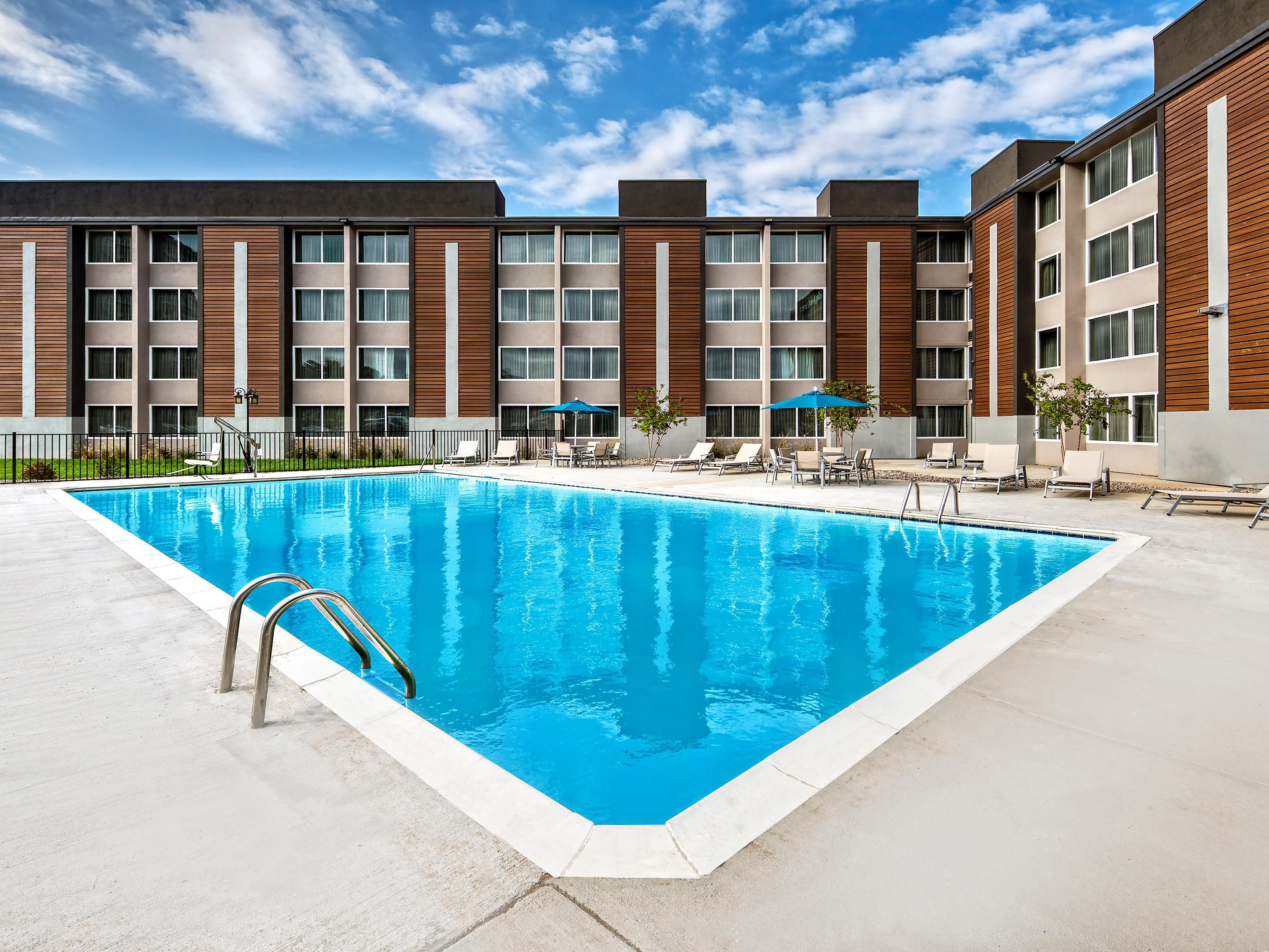 Have a morning or afternoon dip in our outdoor pool.