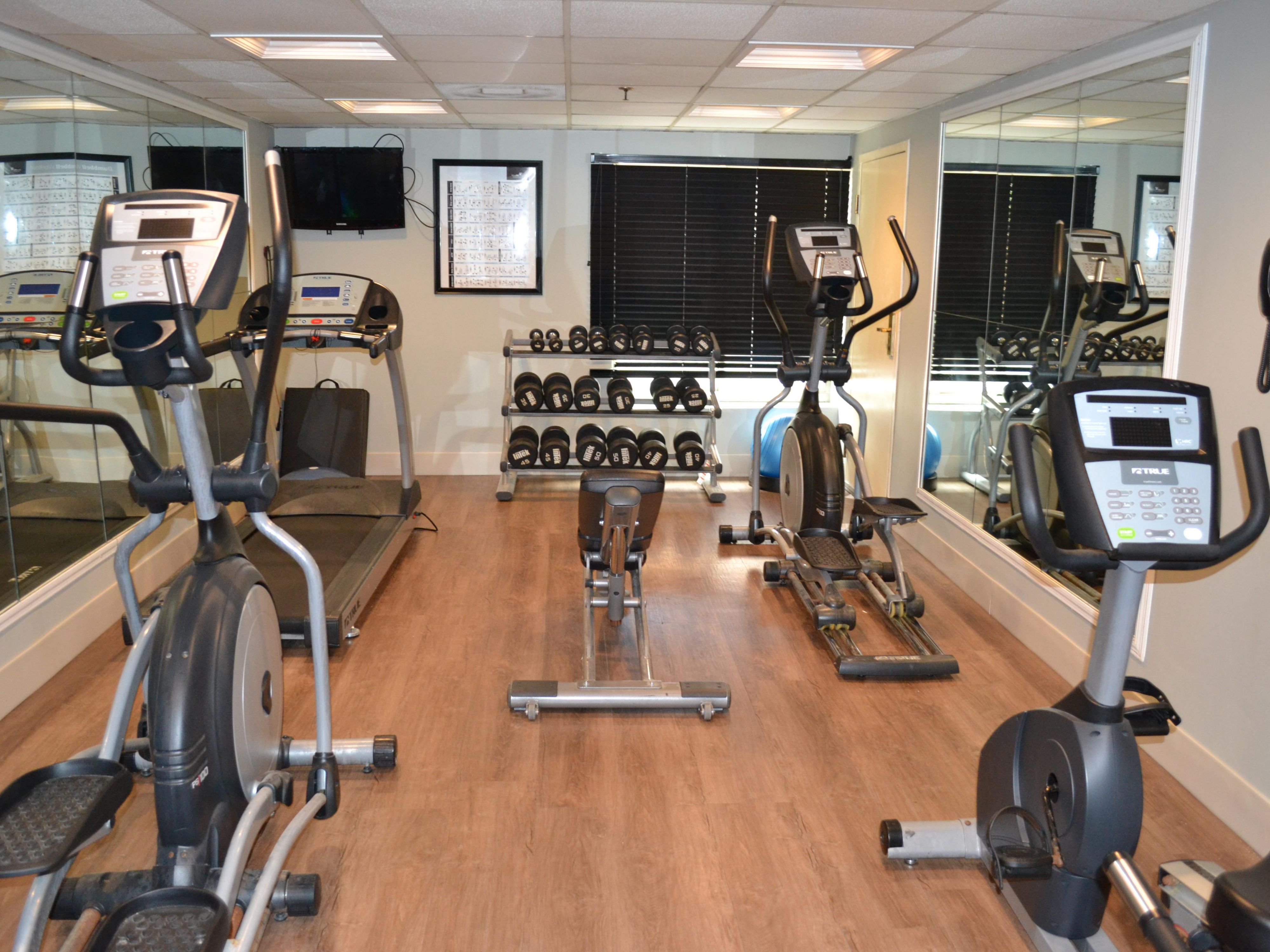 Don't get out of your fitness routine when traveling. Stay on top of your health and wellness regimen during your stay with access to our 24-hour fitness center. 