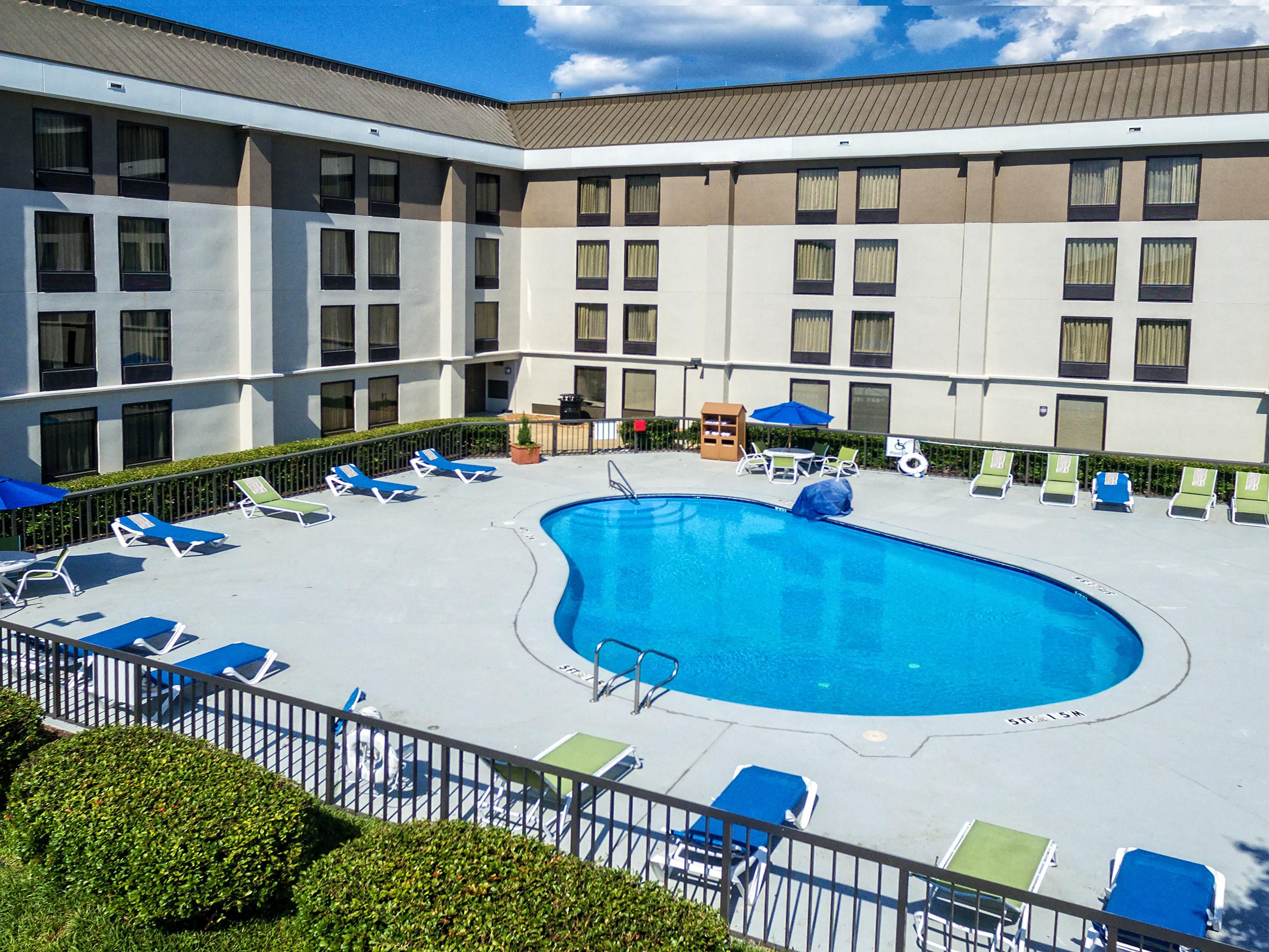 Come relax by the pool or take a dip to cool off!