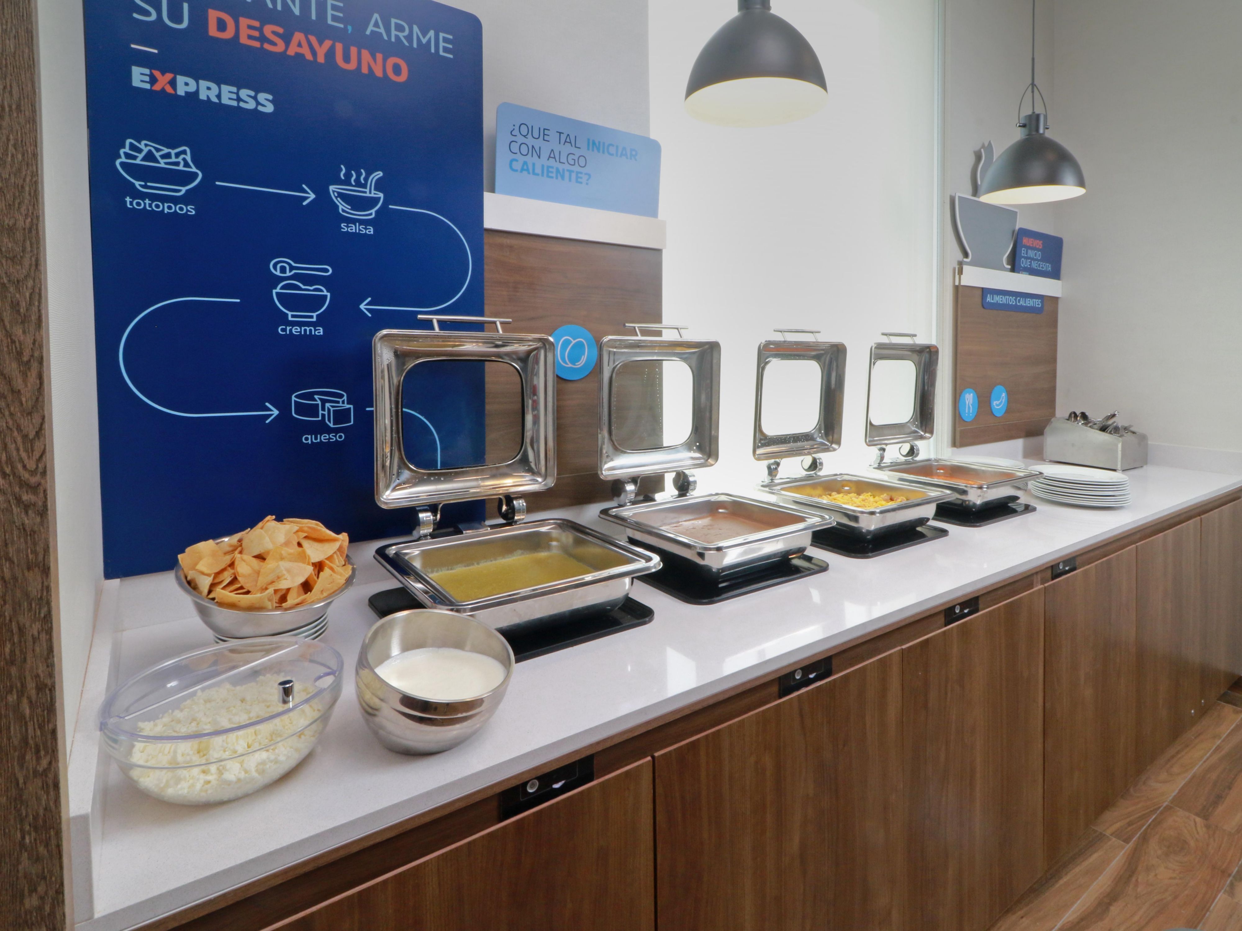 Everything you need to start your day, served fresh every morning. Enjoy our buffet breakfast included in your rate.