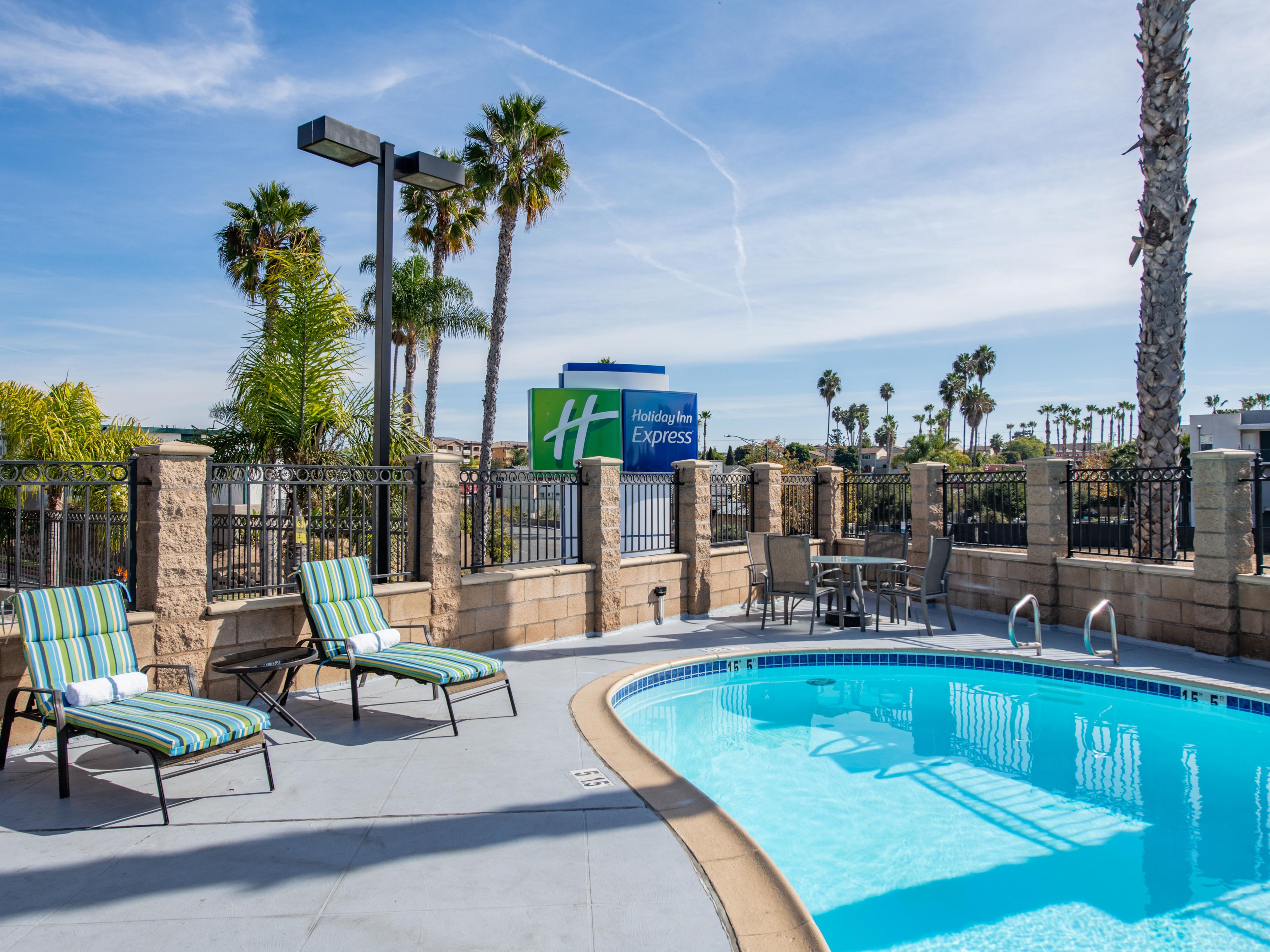 Enjoy San Diego's perfect weather from our outdoor swimming pool