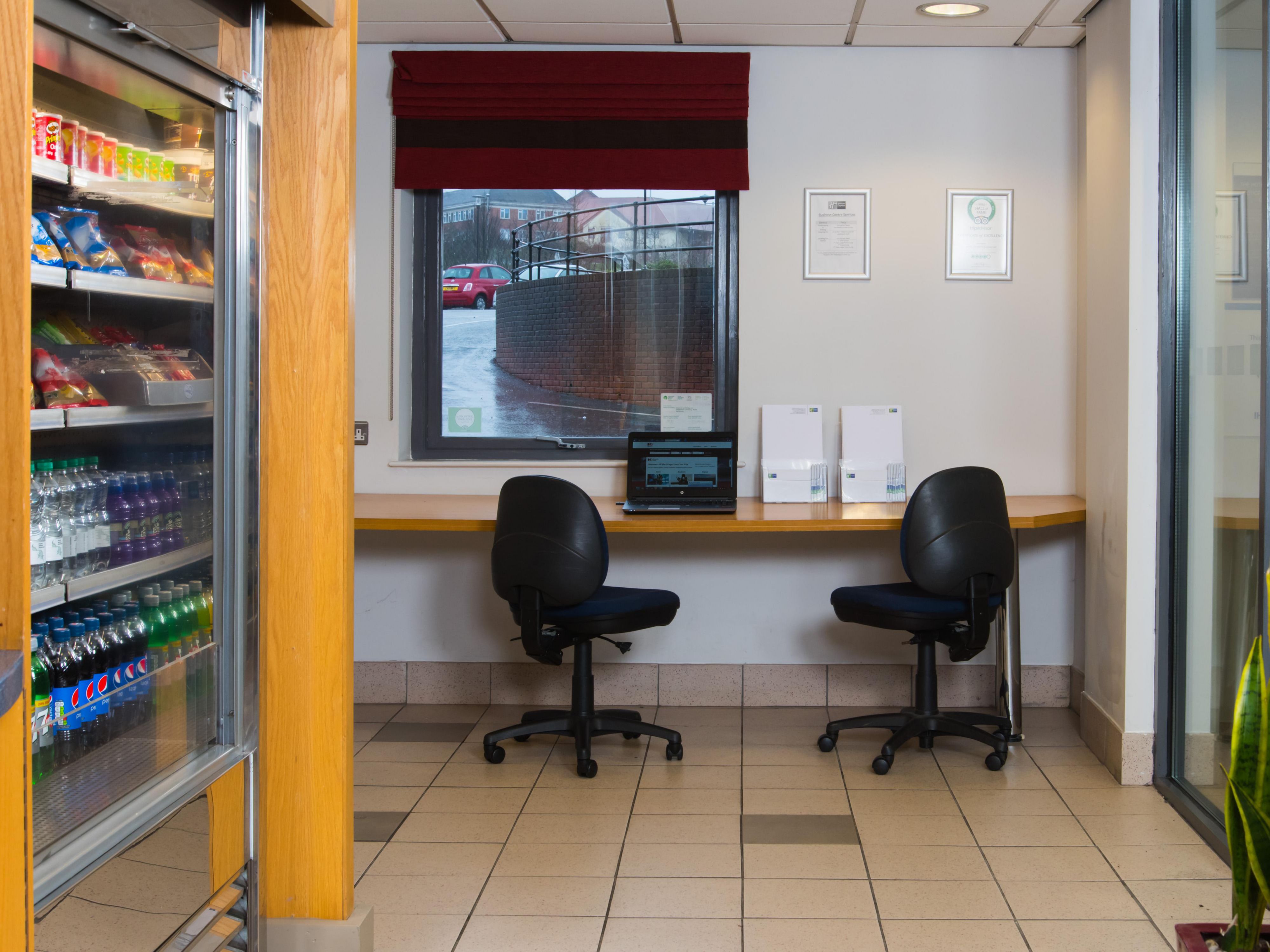 The Business Centre is located on the ground floor of our hotel