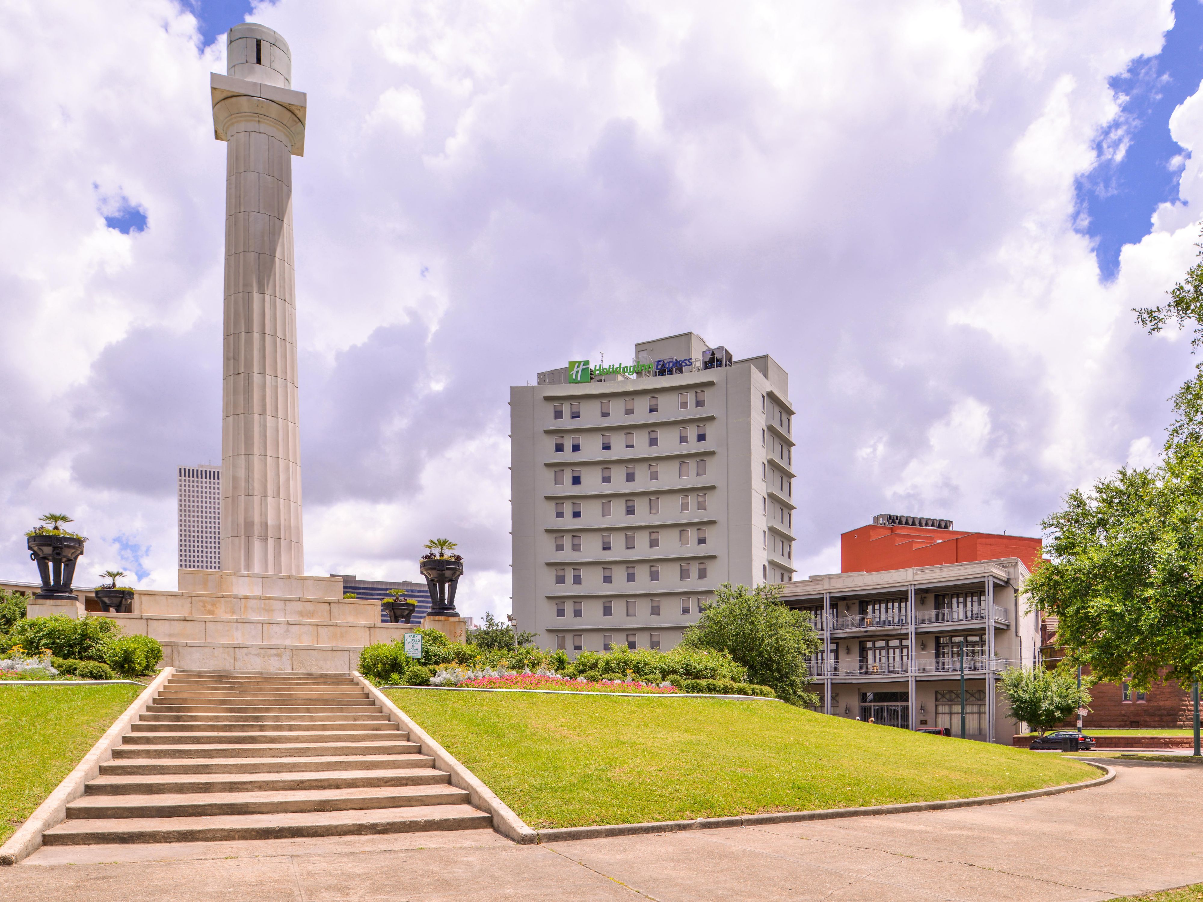Conveniently located less than a mile from the French Quarter.