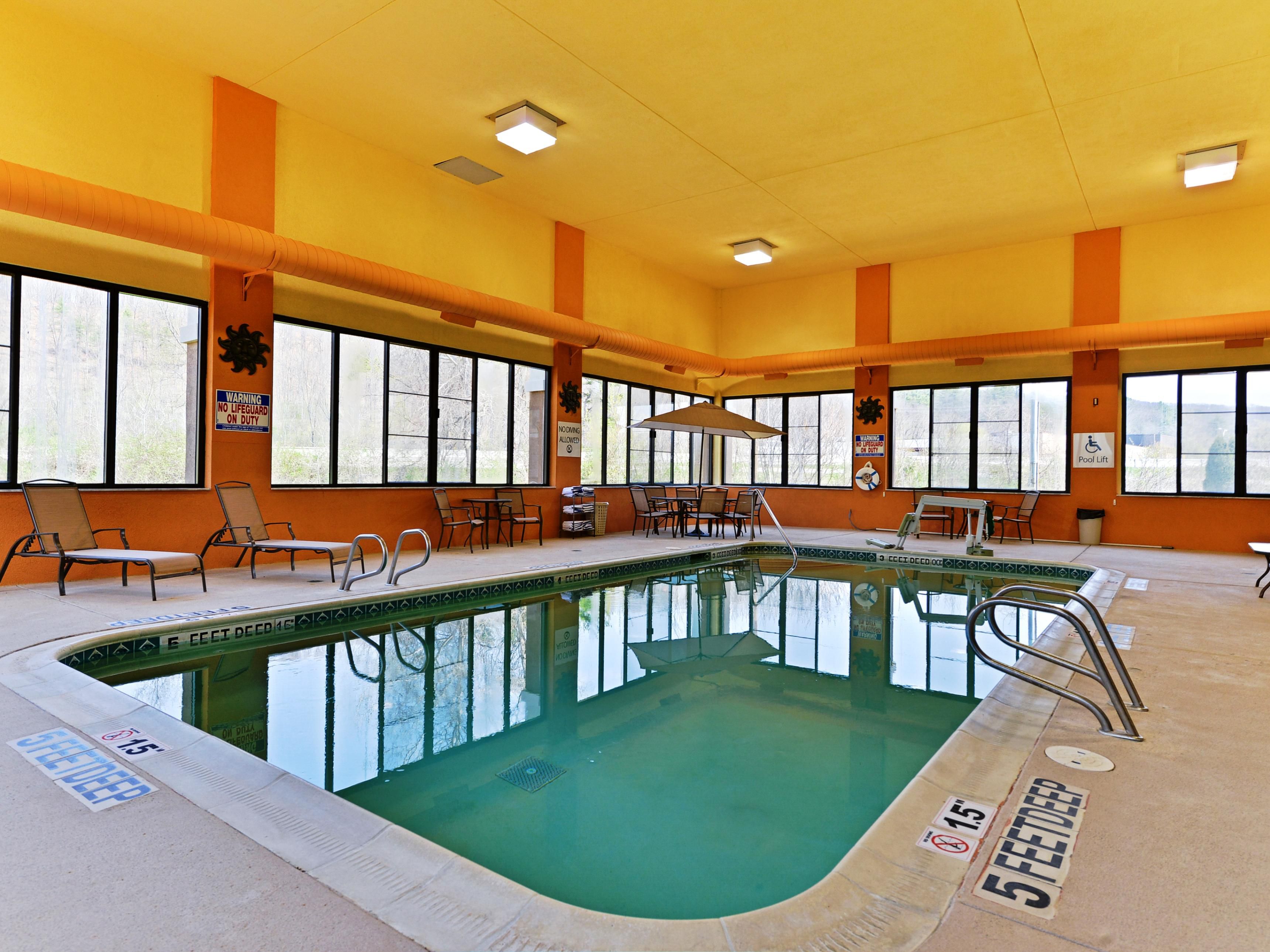 Come and visit us at the Holiday Inn Express Painted Post for a relaxing getaway with your family. Our pool is open providing great entertainment for kids and adults alike. 