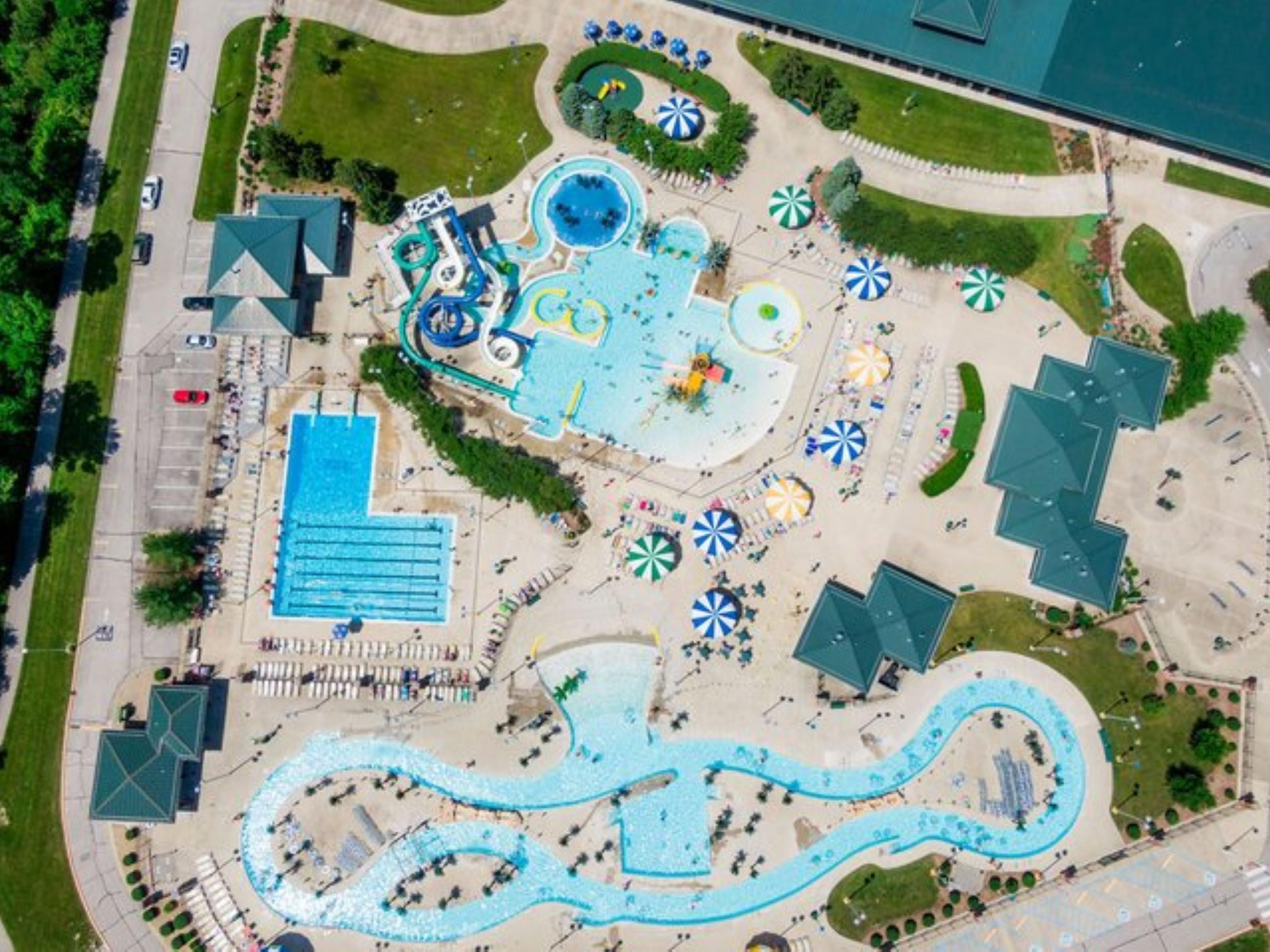 Looking for some indoor fun in the winter months?  This facility is spotlessly clean and features  a heated indoor pool with water slides, lazy river, and a lap swim pool. Other options include a full gym, 1/8th mile indoor track, 80 group classes, indoor basketball courts and more! Check their on-line schedule for pool and class schedules.