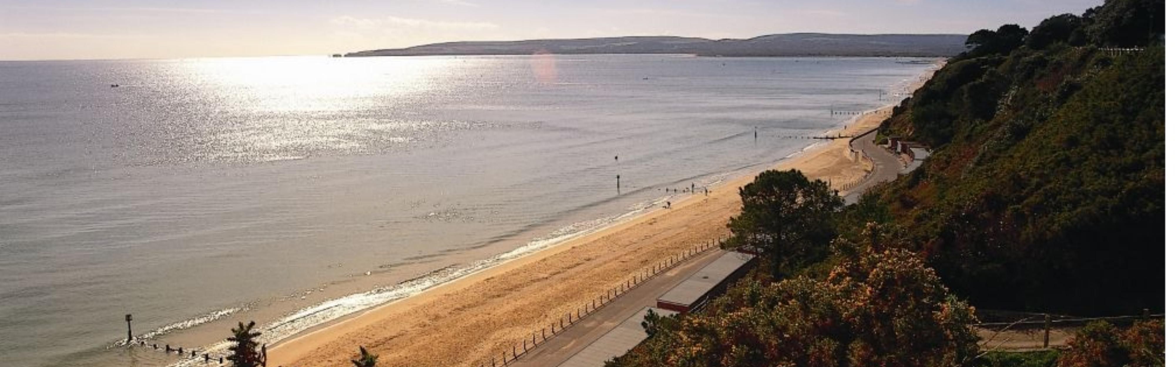 Sandbanks in the morning