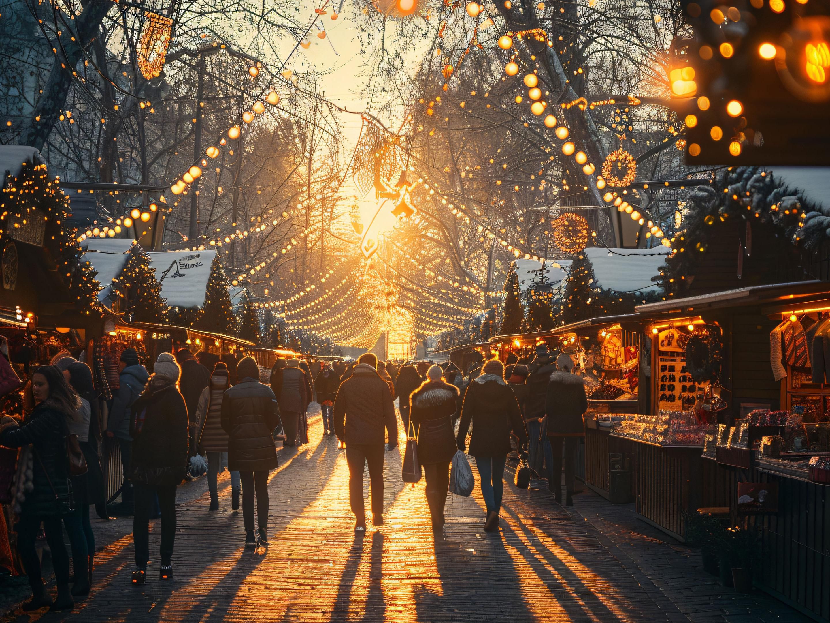 In Porto, experience Christmas magic at three must-visit spots: the Praça da Batalha Market, full of tradition; the Jardim da Cordoaria and Largo do Amor de Perdição Market, with crafts and local flavors; and the Time Out Market, where gastronomy meets the Christmas spirit.