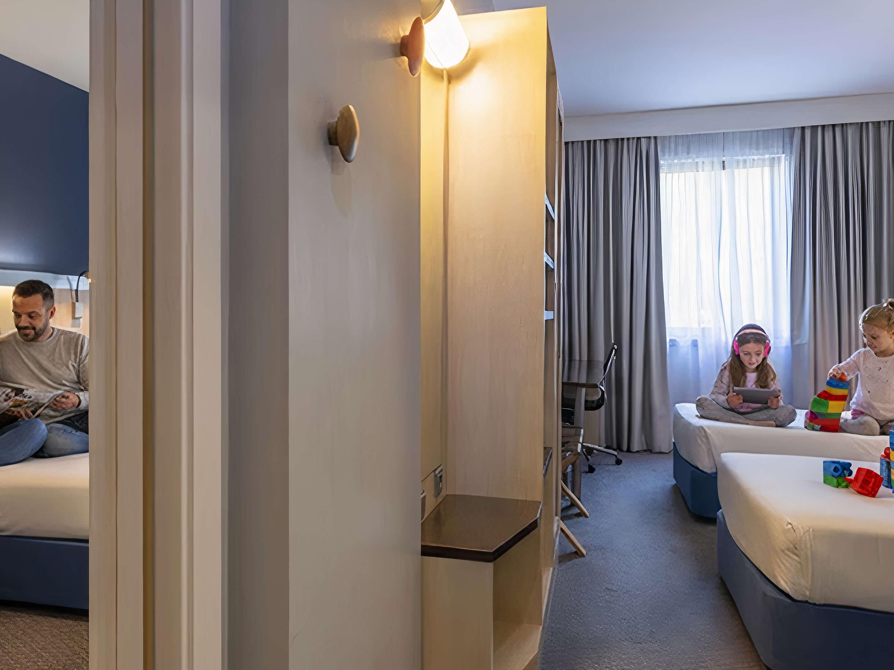 Enjoy the comfort of our spacious connecting rooms — perfect for families seeking to celebrate the festive season together. Designed for togetherness and convenience, these rooms offer the ideal setup for shared moments and a relaxing stay.