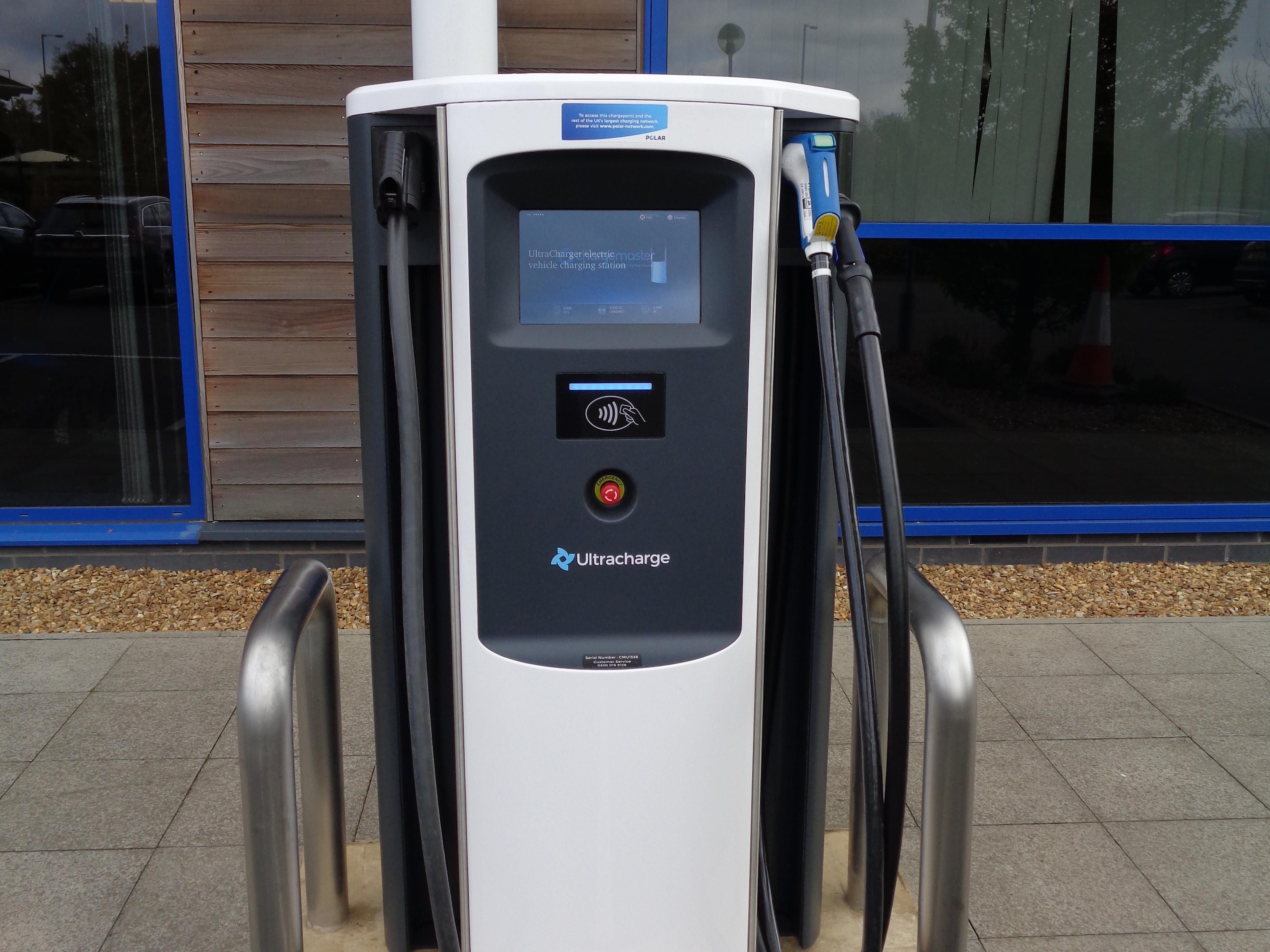 EV charging point on Polar network available for all guests
