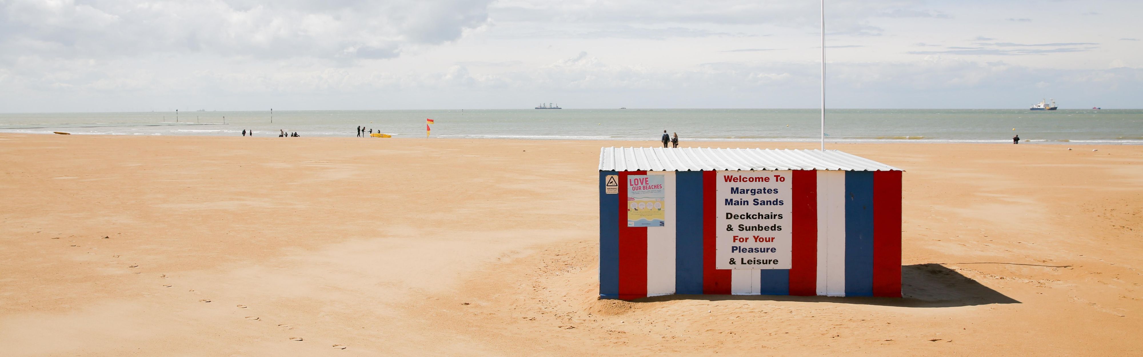 The beach at Margate