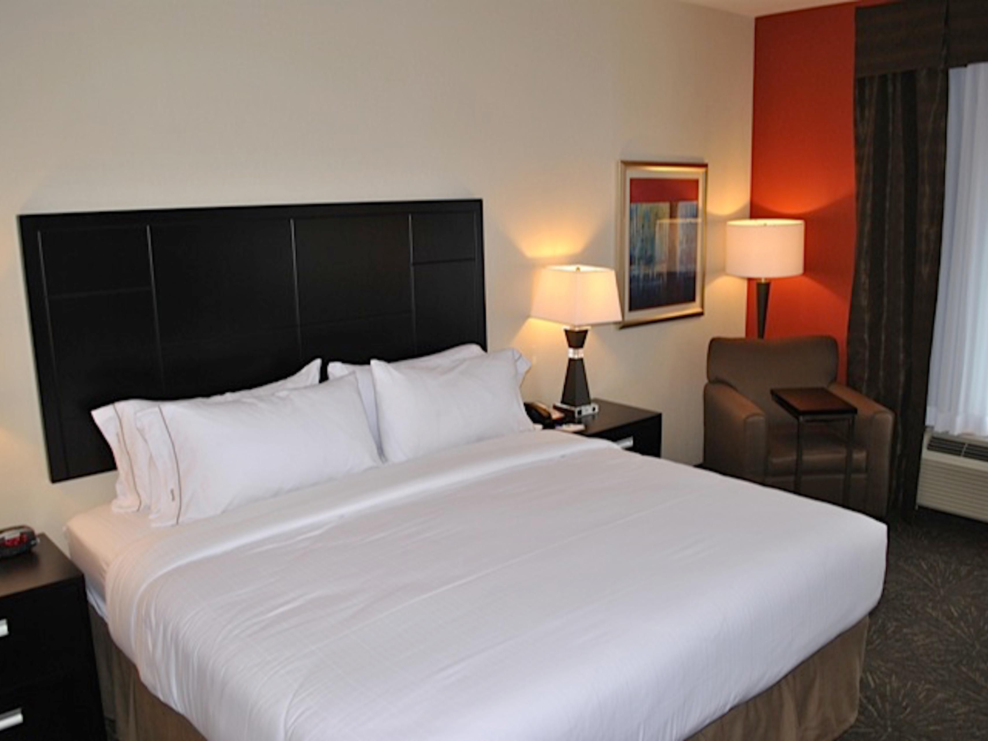 Enjoy a relaxing and refreshing stay in our new and modern sleeping rooms! All rooms feature a Keurig, microwave, & refrigerator. Kick back with many channel options on the 49" LED TV. Get some work done on the spacious work desk or relax in the comfortable bedside chair. Stay connected with complimentary WiFi and USB charging options in the room.