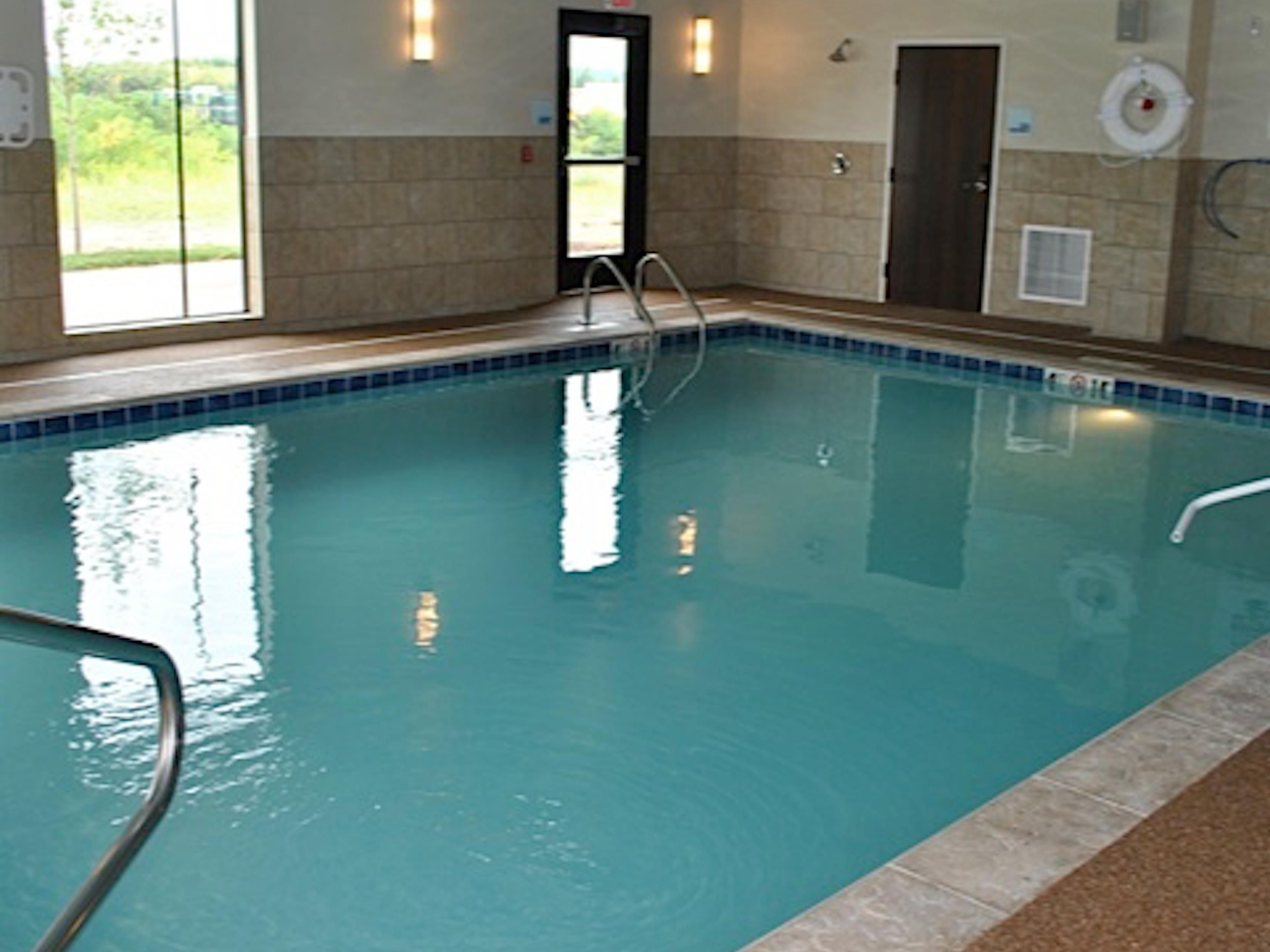 Enjoy a refreshing dip in our indoor heated pool! Perfect for family time or relaxing after a long day. Towels are provided for your comfort and convenience.
